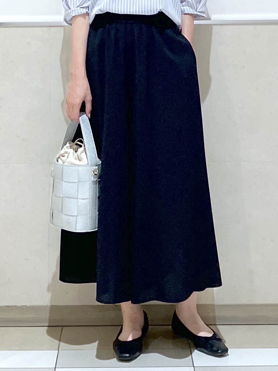 eriko さんの「Dessin｜【洗える】スキッパーシャツブラウス」を使ったコーディネート