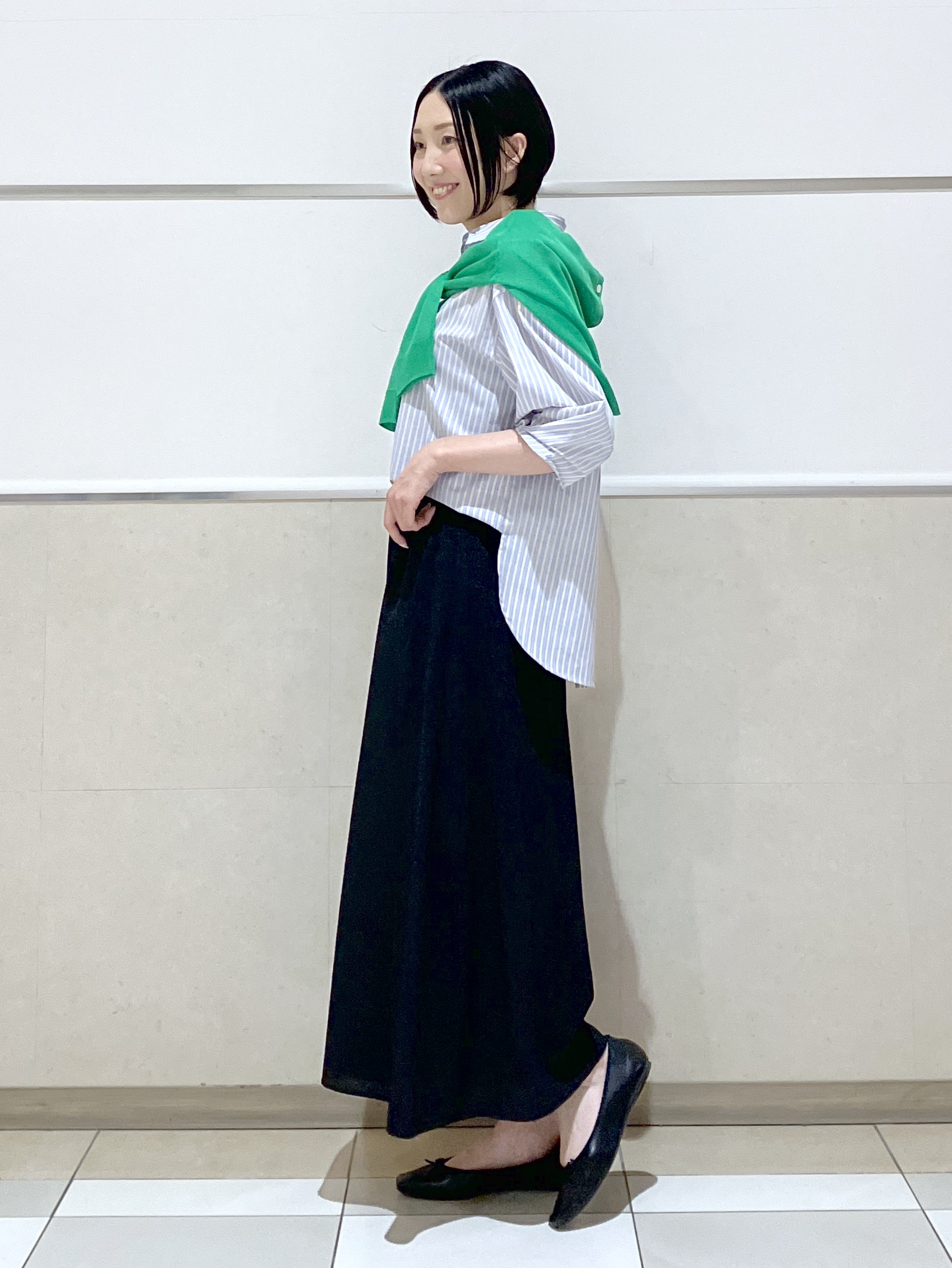 eriko さんの「Dessin｜【洗える】スキッパーシャツブラウス」を使ったコーディネート
