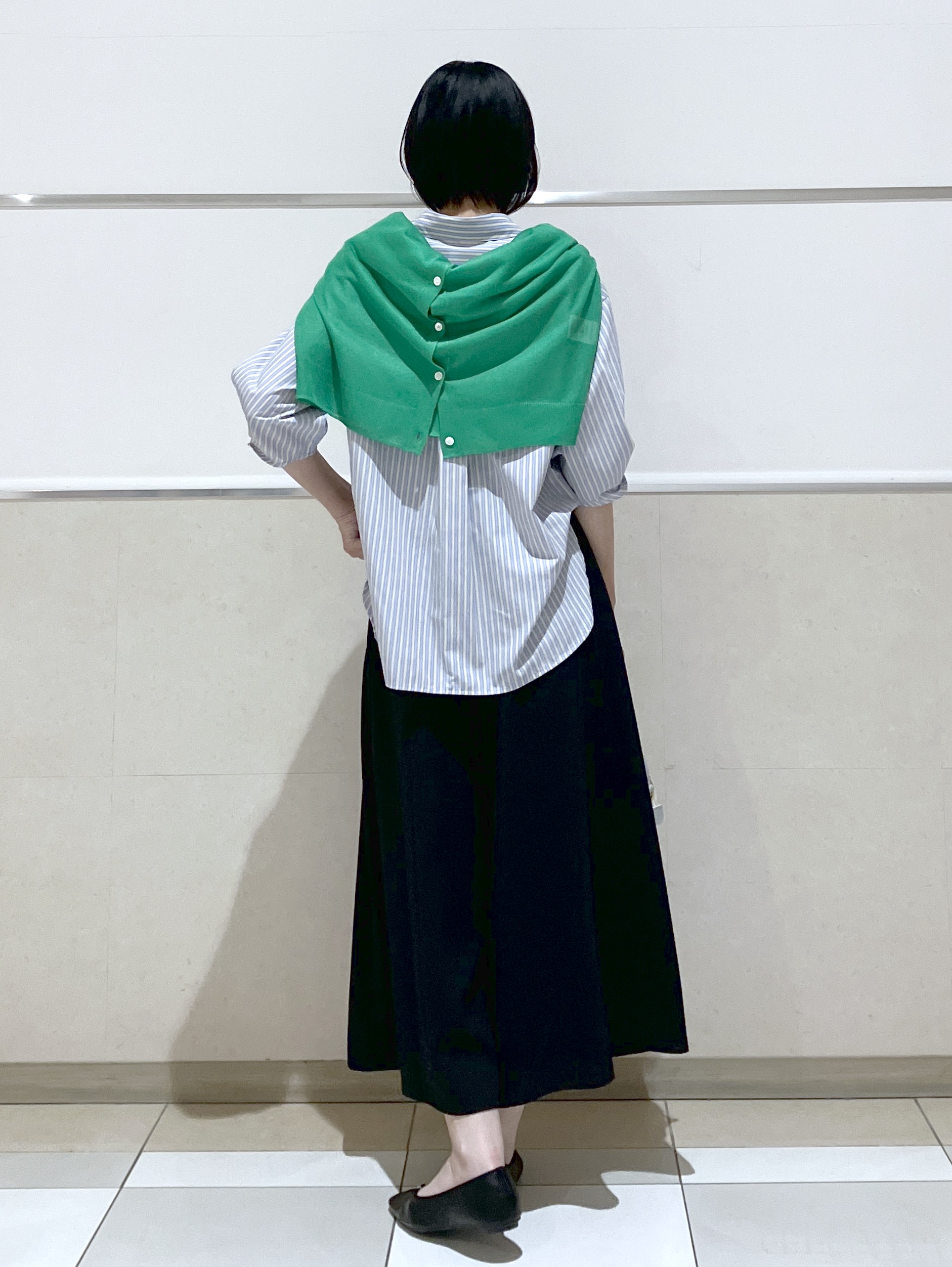 eriko さんの「Dessin｜【洗える】スキッパーシャツブラウス」を使ったコーディネート