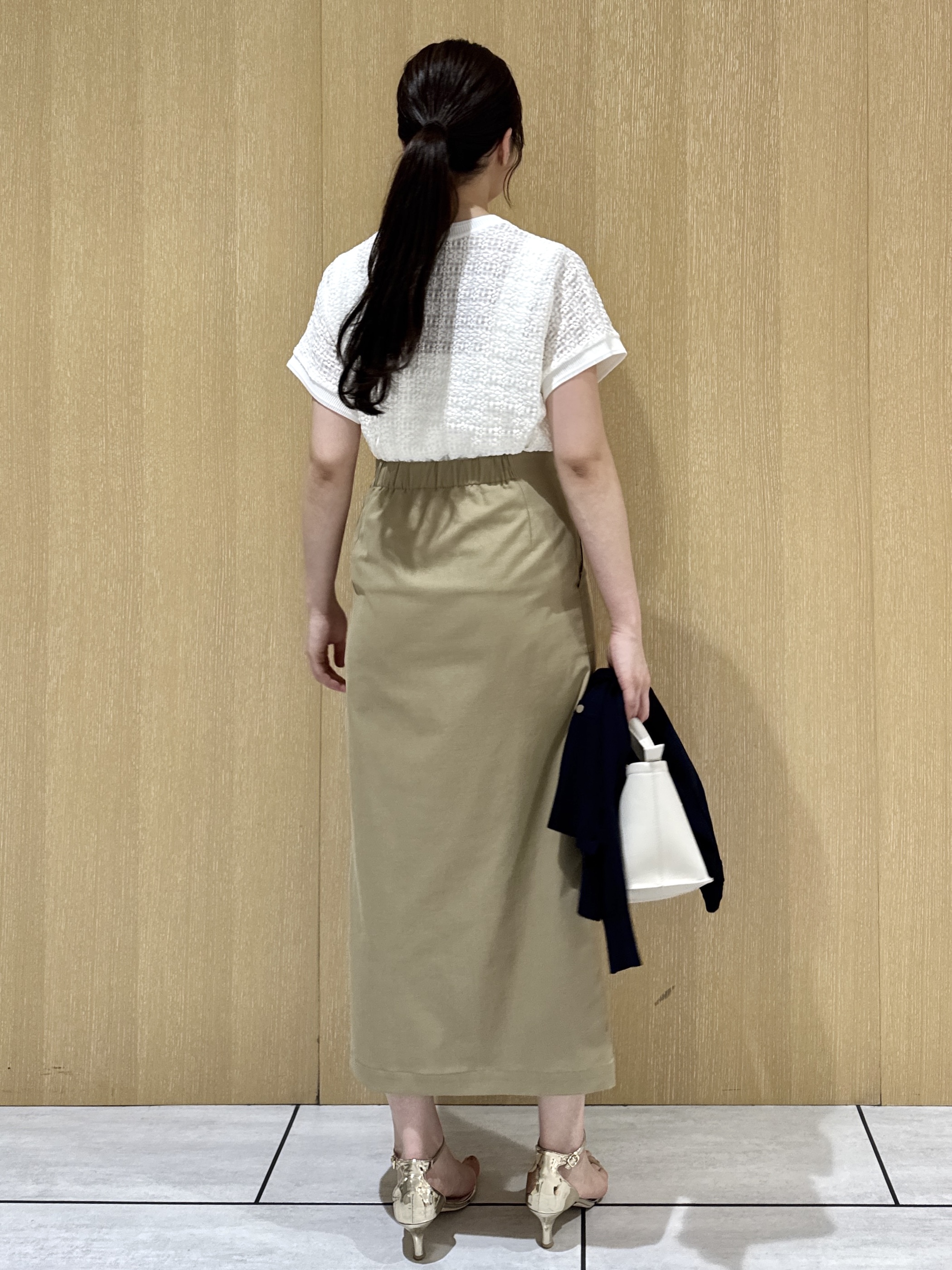 nanaさんの「UNTITLED｜◆【アンサンブル可/洗える】クルーネックニットカーディガン」を使ったコーディネート