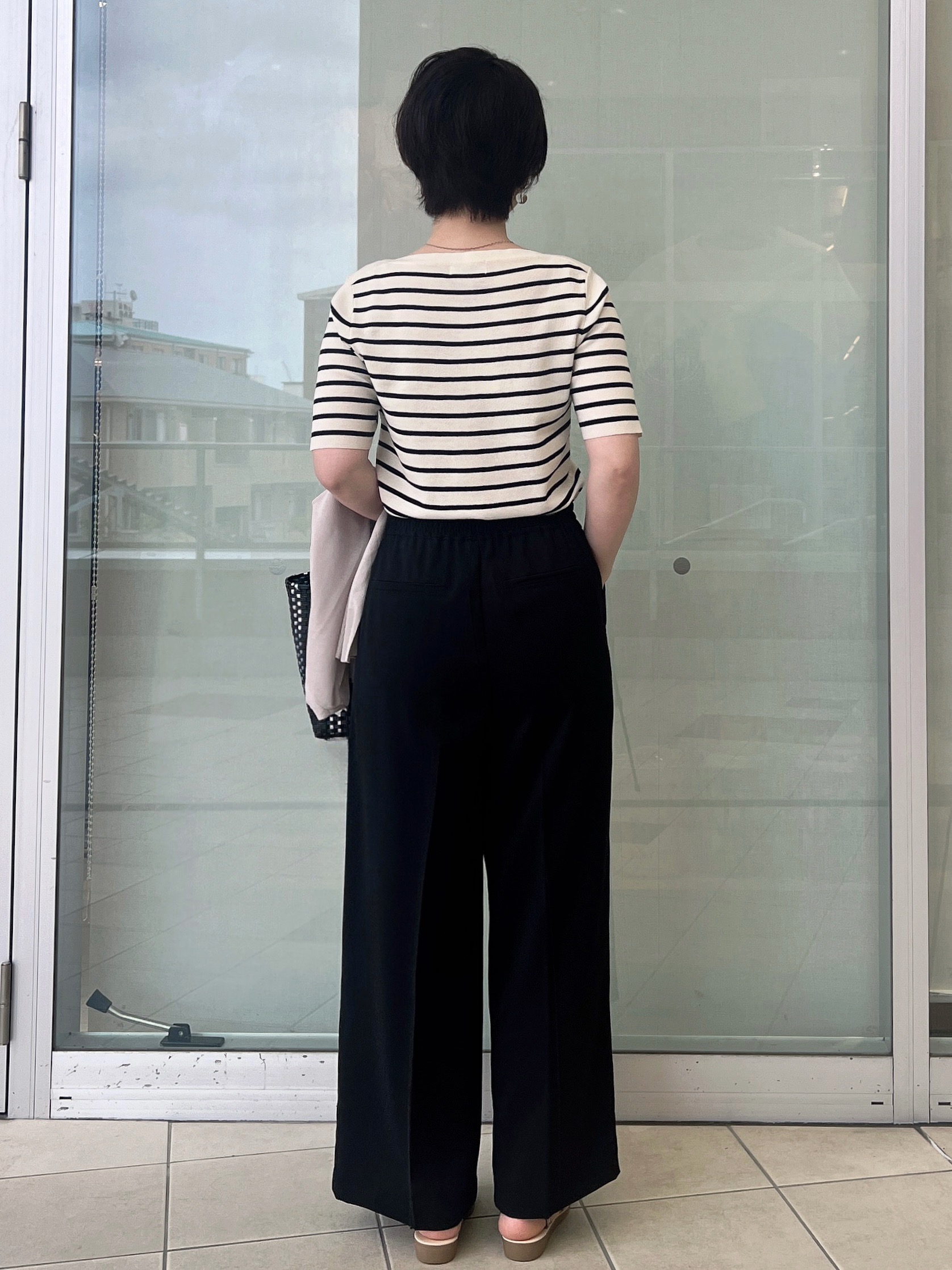 yo-koさんの「OPAQUE.CLIP｜【接触冷感】ニットカーディガン《洗濯機OK／抗ピリング》」を使ったコーディネート