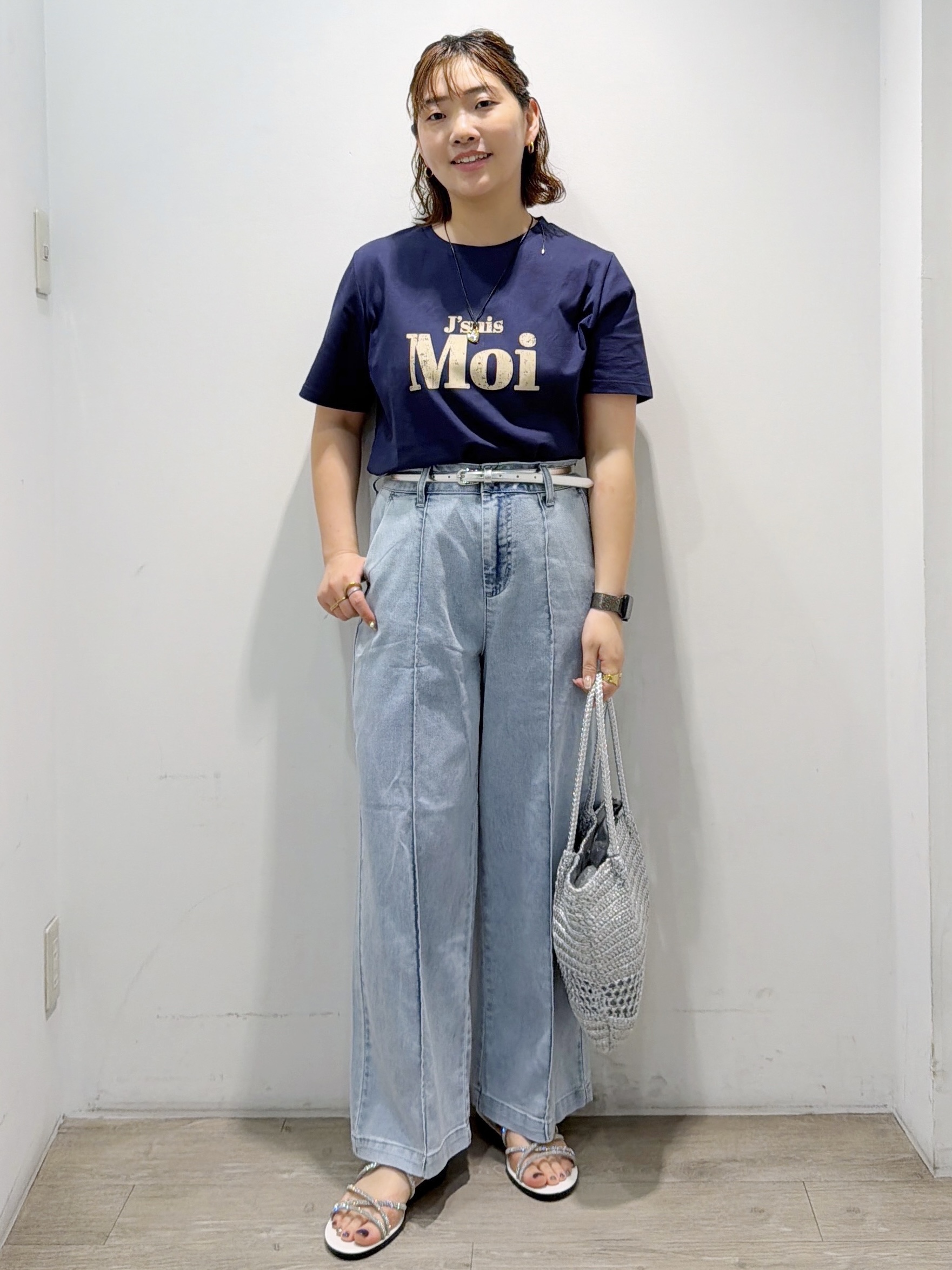 sumicaさんの「OPAQUE.CLIP｜アソートロゴTシャツ【洗濯機OK】」を使ったコーディネート