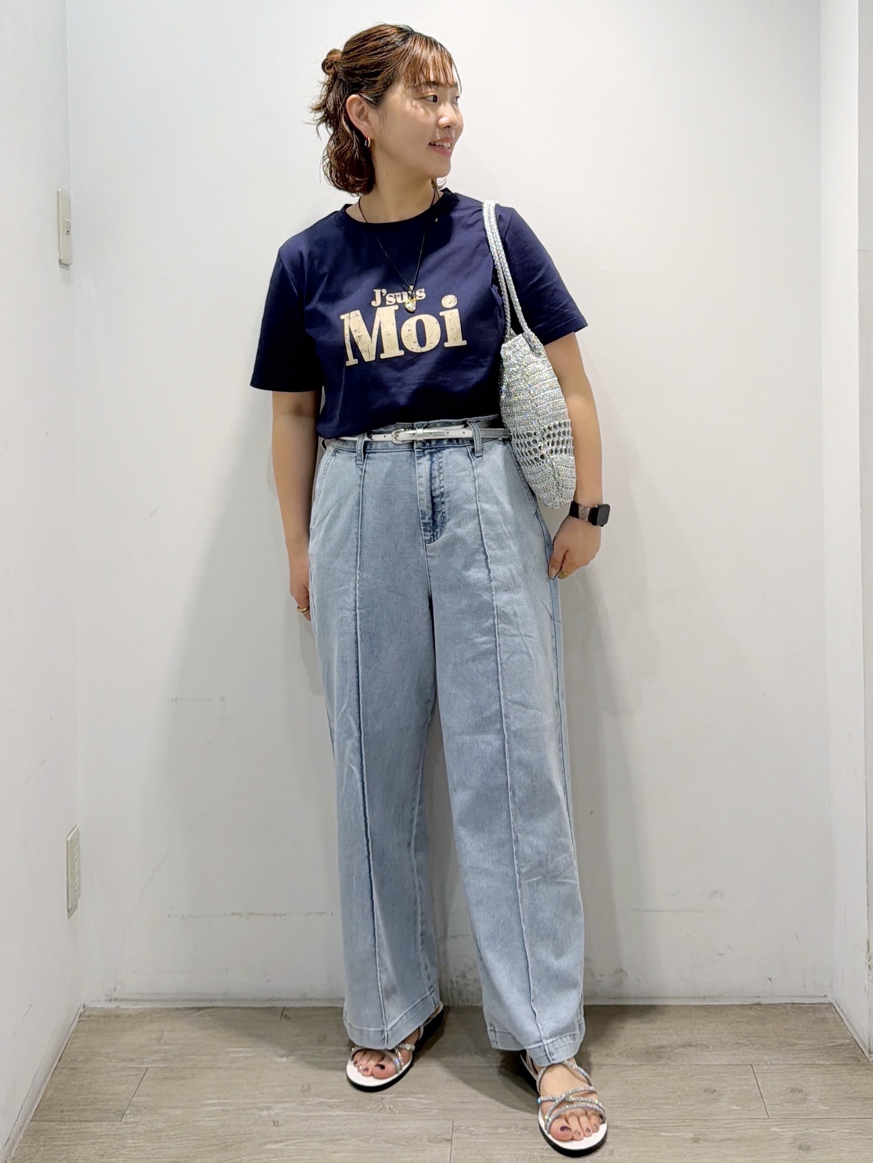sumicaさんの「OPAQUE.CLIP｜アソートロゴTシャツ【洗濯機OK】」を使ったコーディネート