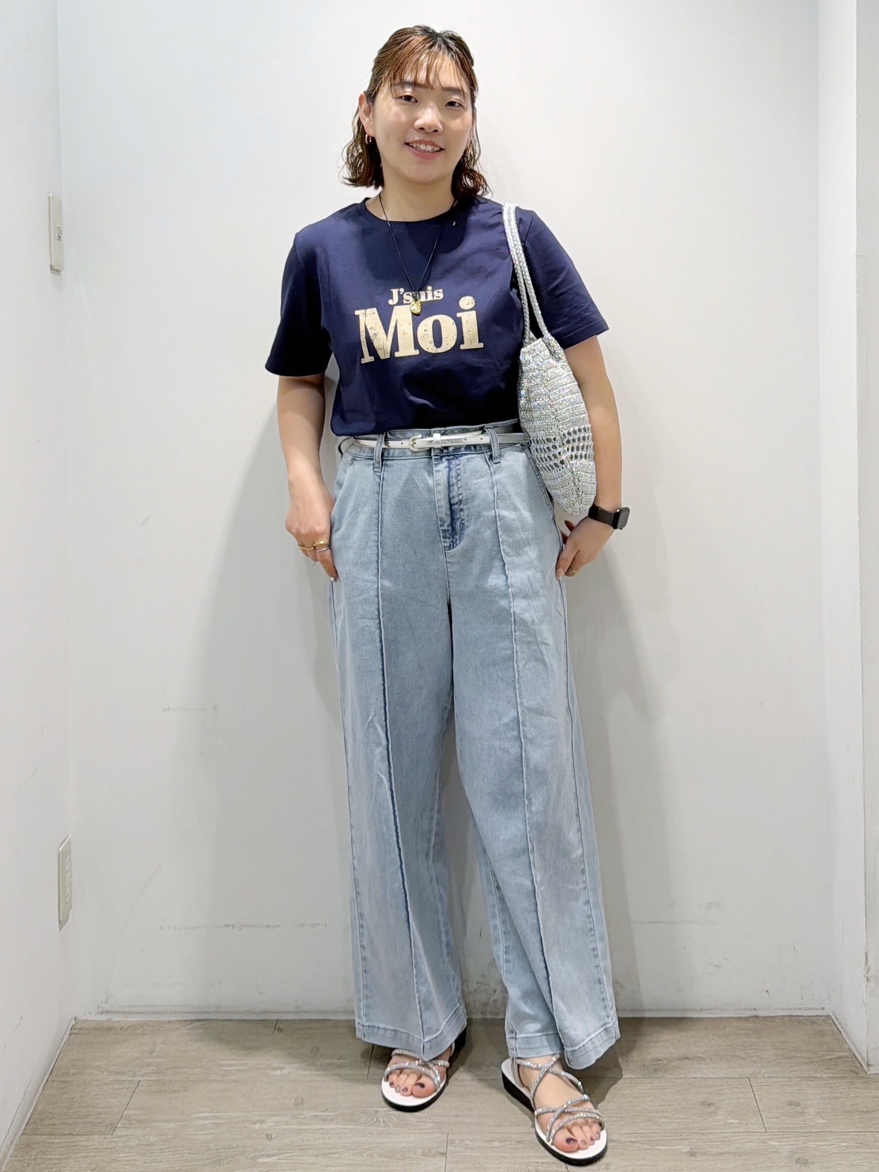 sumicaさんの「OPAQUE.CLIP｜アソートロゴTシャツ【洗濯機OK】」を使ったコーディネート