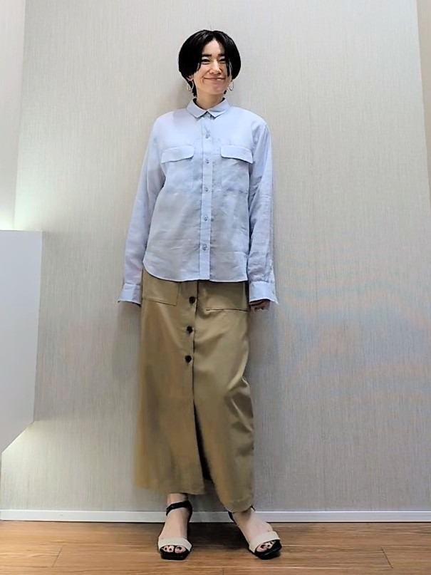 ミズタさんの「UNTITLED｜【接触冷感】ドライタッチシャツ」を使ったコーディネート