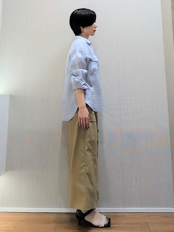 ミズタさんの「UNTITLED｜【接触冷感】ドライタッチシャツ」を使ったコーディネート