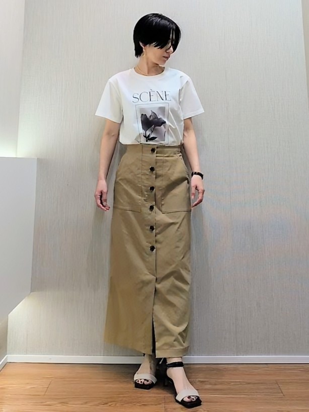 ミズタさんの「UNTITLED｜【接触冷感】ドライタッチシャツ」を使ったコーディネート