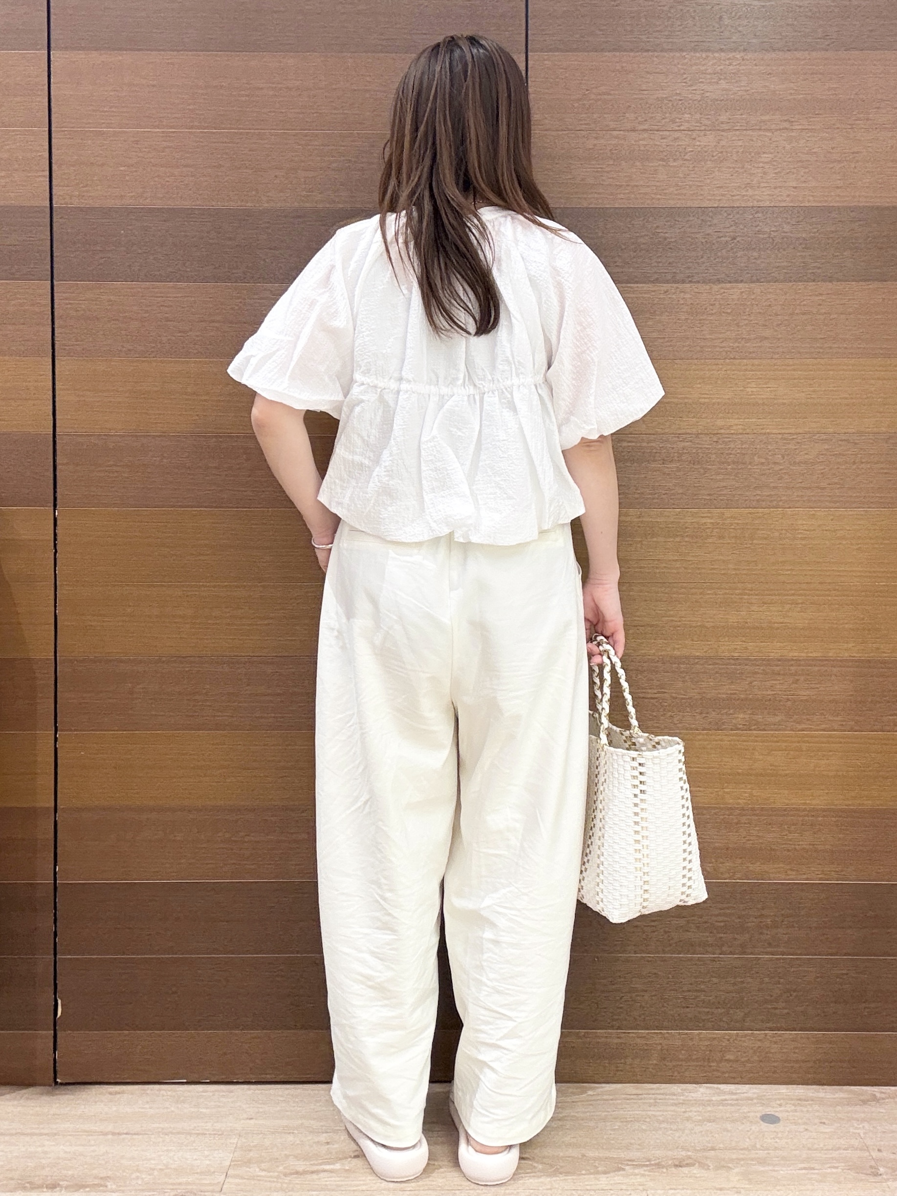 maichiさんの「OPAQUE.CLIP｜バルーンデザインブラウス【洗濯機OK】」を使ったコーディネート