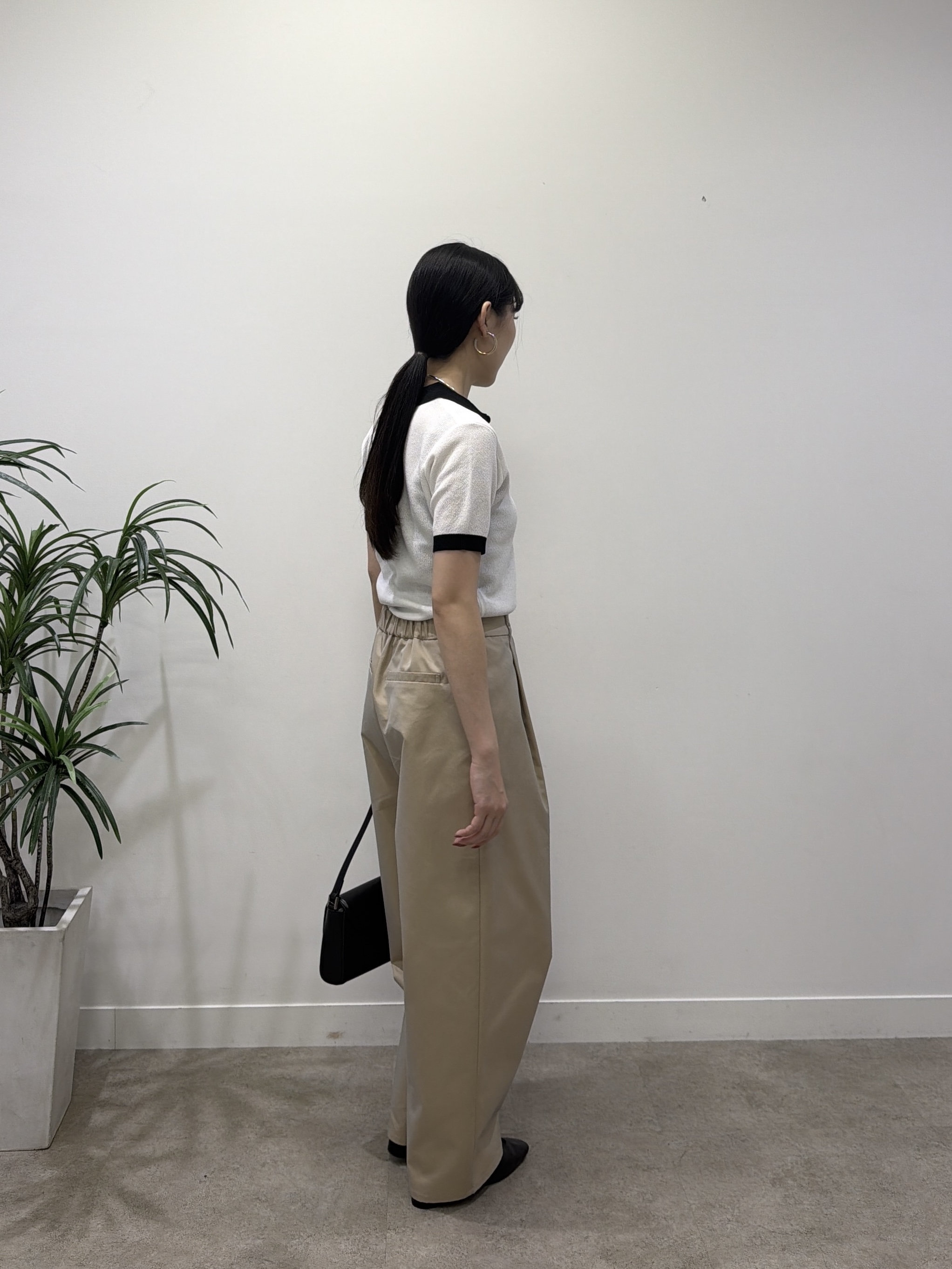 rinaさんの「INDIVI｜ジャカードポロニット」を使ったコーディネート