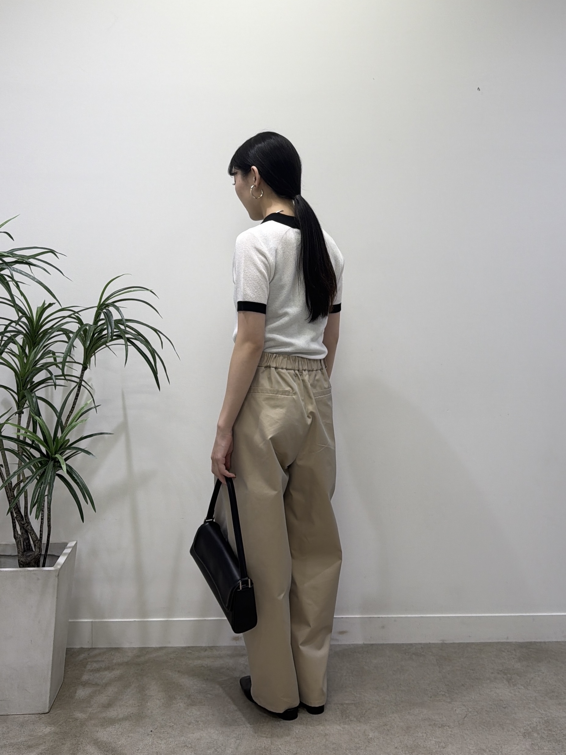 rinaさんの「INDIVI｜ジャカードポロニット」を使ったコーディネート