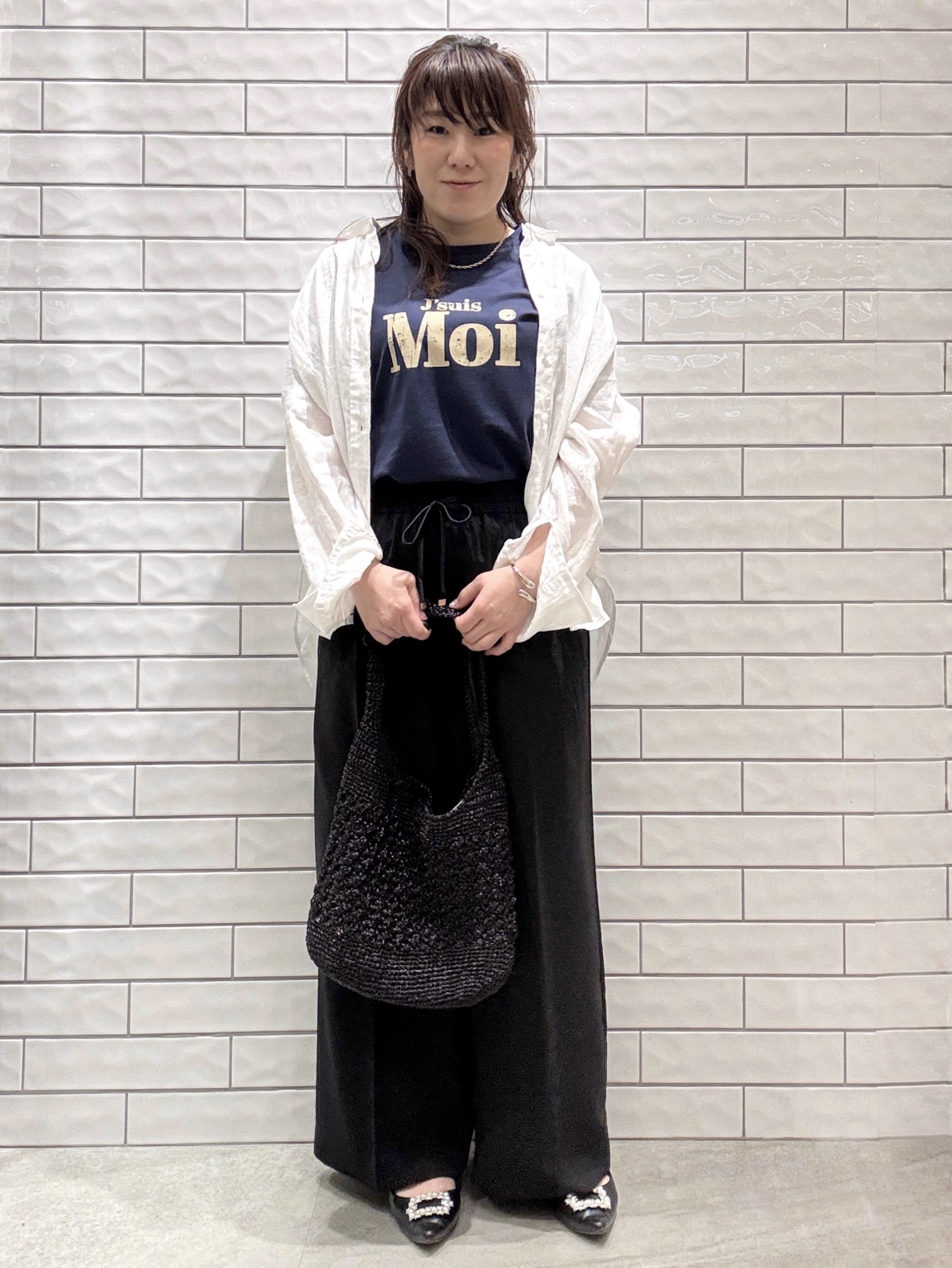 maichiさんの「OPAQUE.CLIP｜フレンチリネンシャツ／カシュクール【洗濯機OK】《5col》」を使ったコーディネート