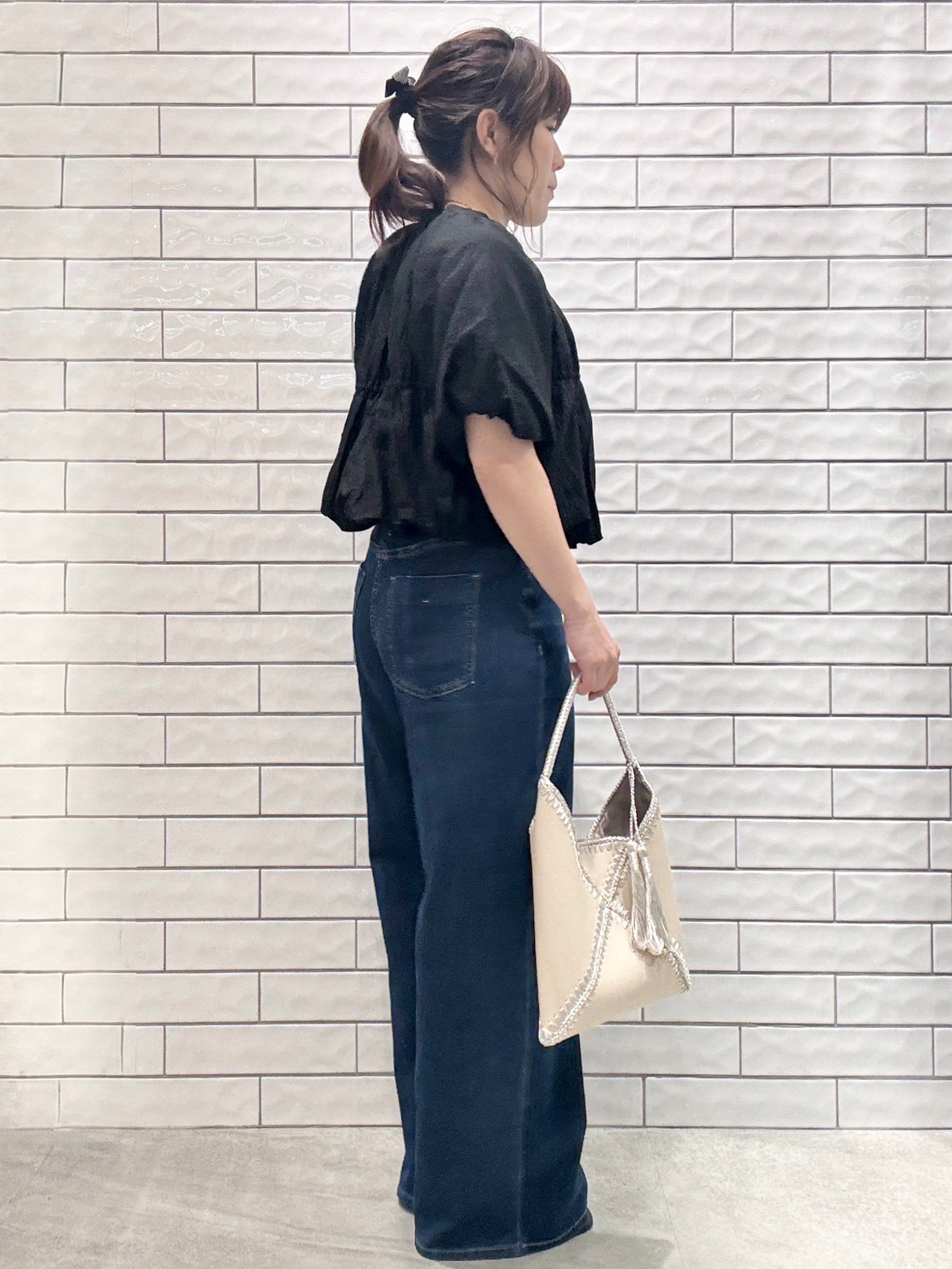 maichiさんの「OPAQUE.CLIP｜バルーンデザインブラウス【洗濯機OK】」を使ったコーディネート