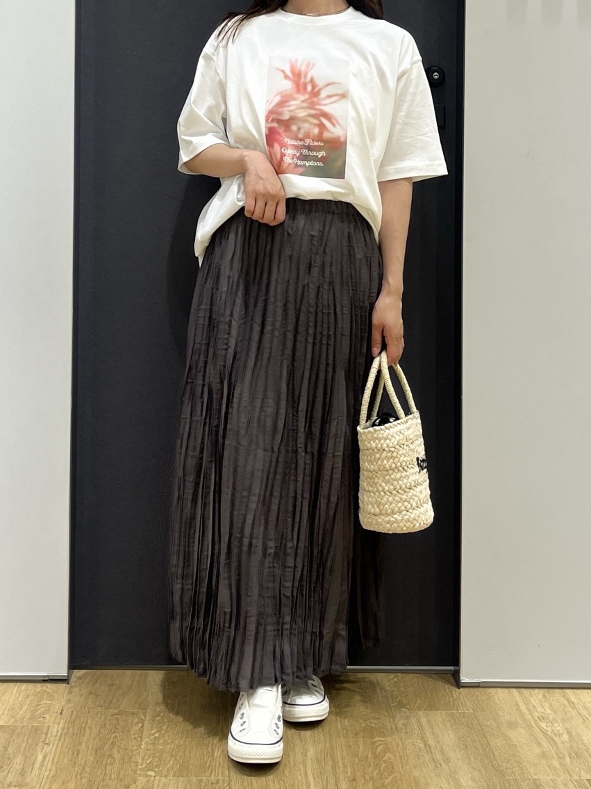 Minaさんの「Dessin｜【洗える】オーガニック天竺フォトTシャツ」を使ったコーディネート