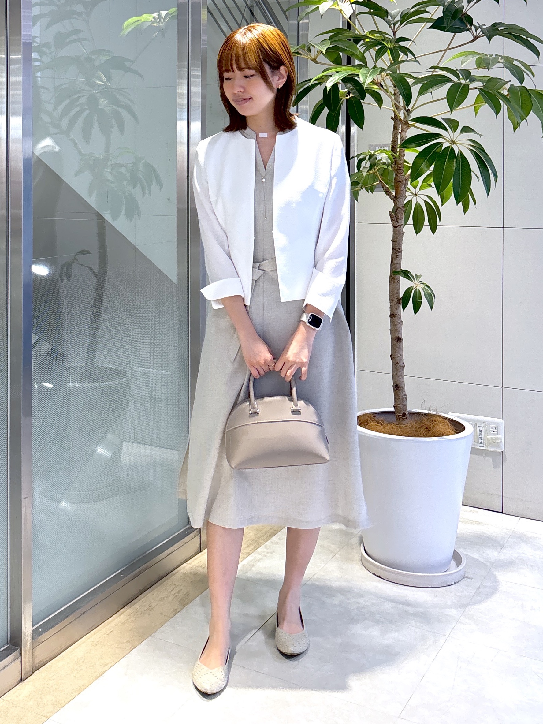 yukaさんの「UNTITLED｜【清涼感/洗える】ミニマルシルエットジャケット」を使ったコーディネート