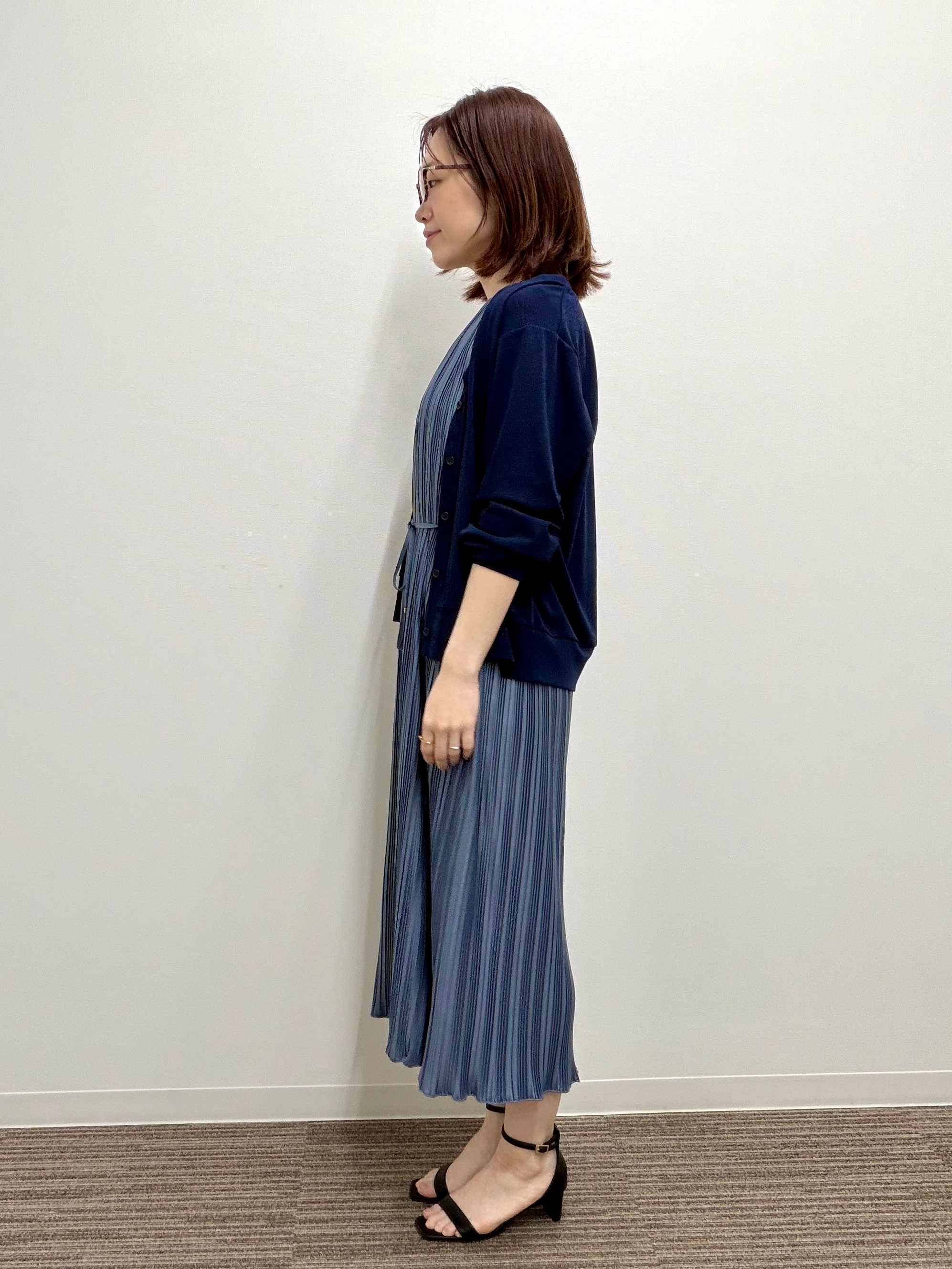 saoriさんの「【aruco&times;ITS&rsquo;DEMO】プリーツワンピース」を使ったコーディネート