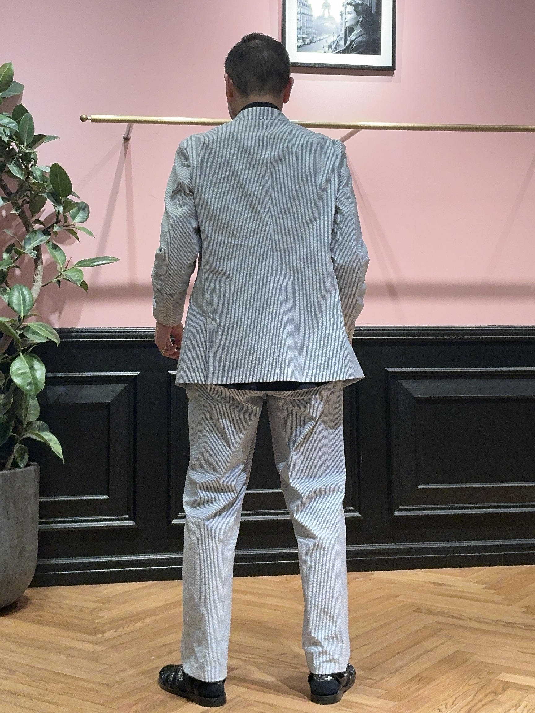 torigoeさんの「DRESSTERIOR｜バイオリネン スリークオーターシャツ」を使ったコーディネート