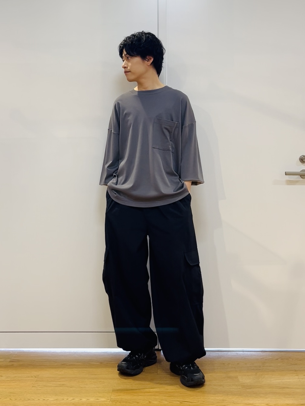 ワッキーさんの「tk.TAKEO KIKUCHI｜スムースシルケット レイヤードカットソー」を使ったコーディネート