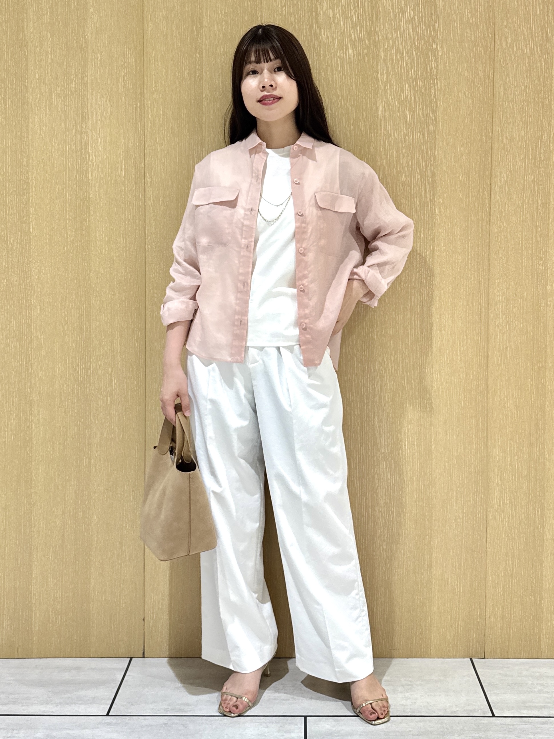 nanaさんの「UNTITLED｜【接触冷感】ドライタッチシャツ」を使ったコーディネート