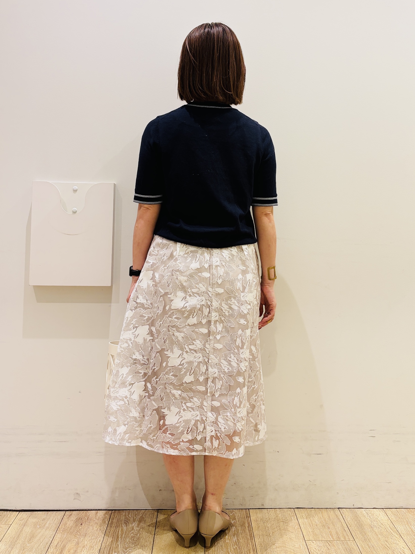 YUKOさんの「index｜クロスオーバルメタルリング」を使ったコーディネート