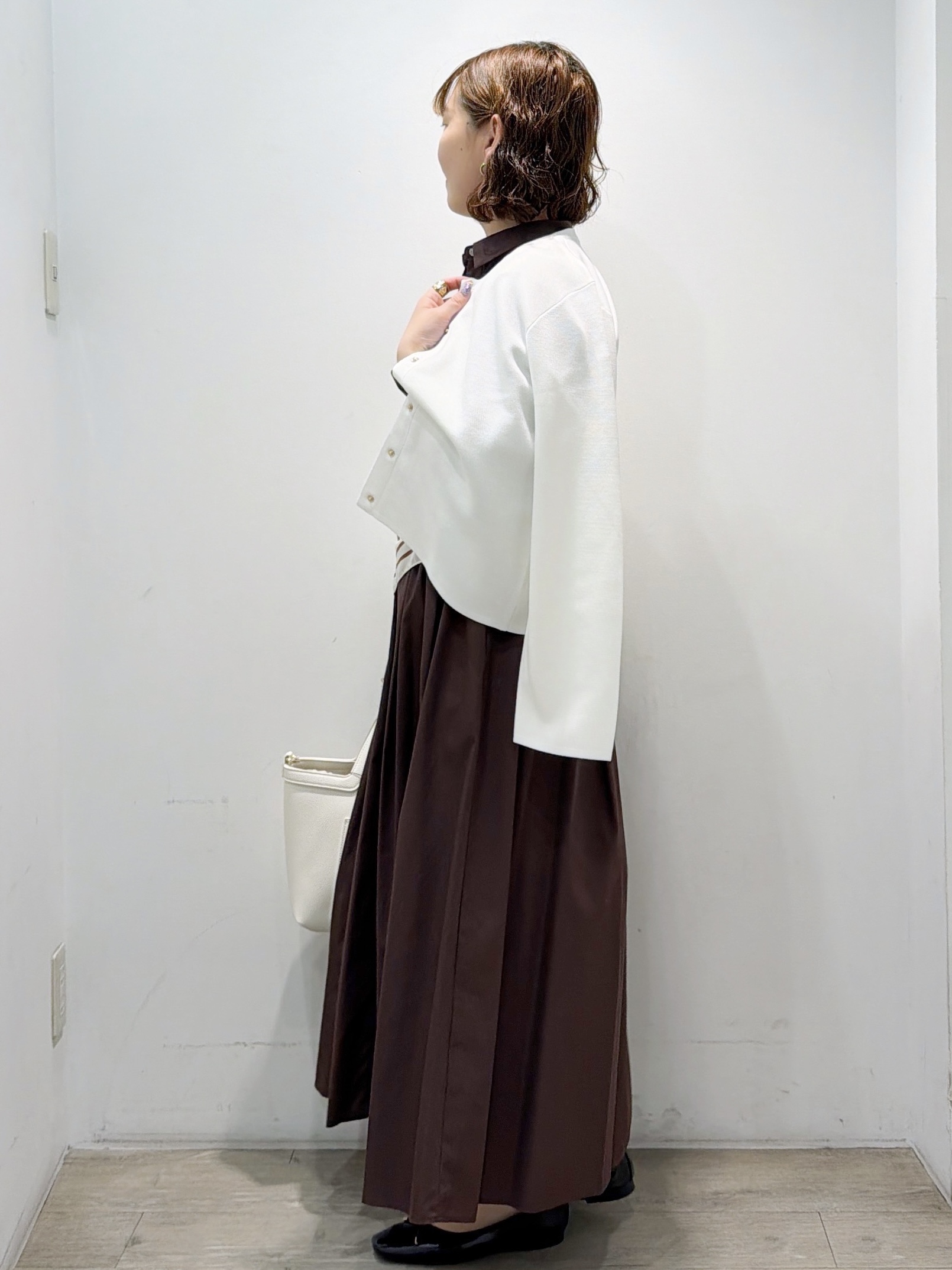 sumicaさんの「OPAQUE.CLIP｜リボンベルト付きシャツワンピース【洗濯機OK／防シワ加工】」を使ったコーディネート