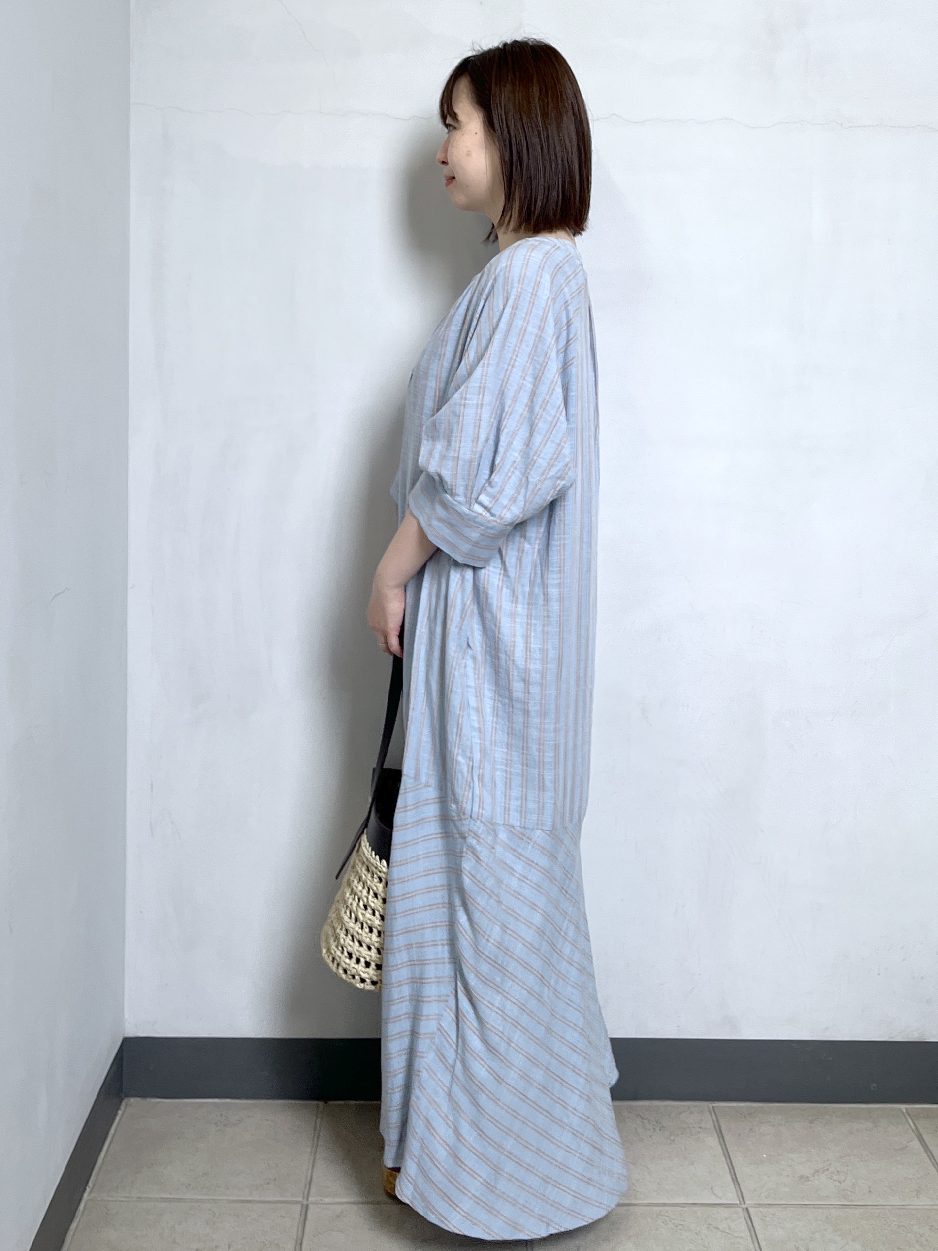 mikiさんの「OPAQUE.CLIP｜キーネックロングワンピース【洗える】」を使ったコーディネート