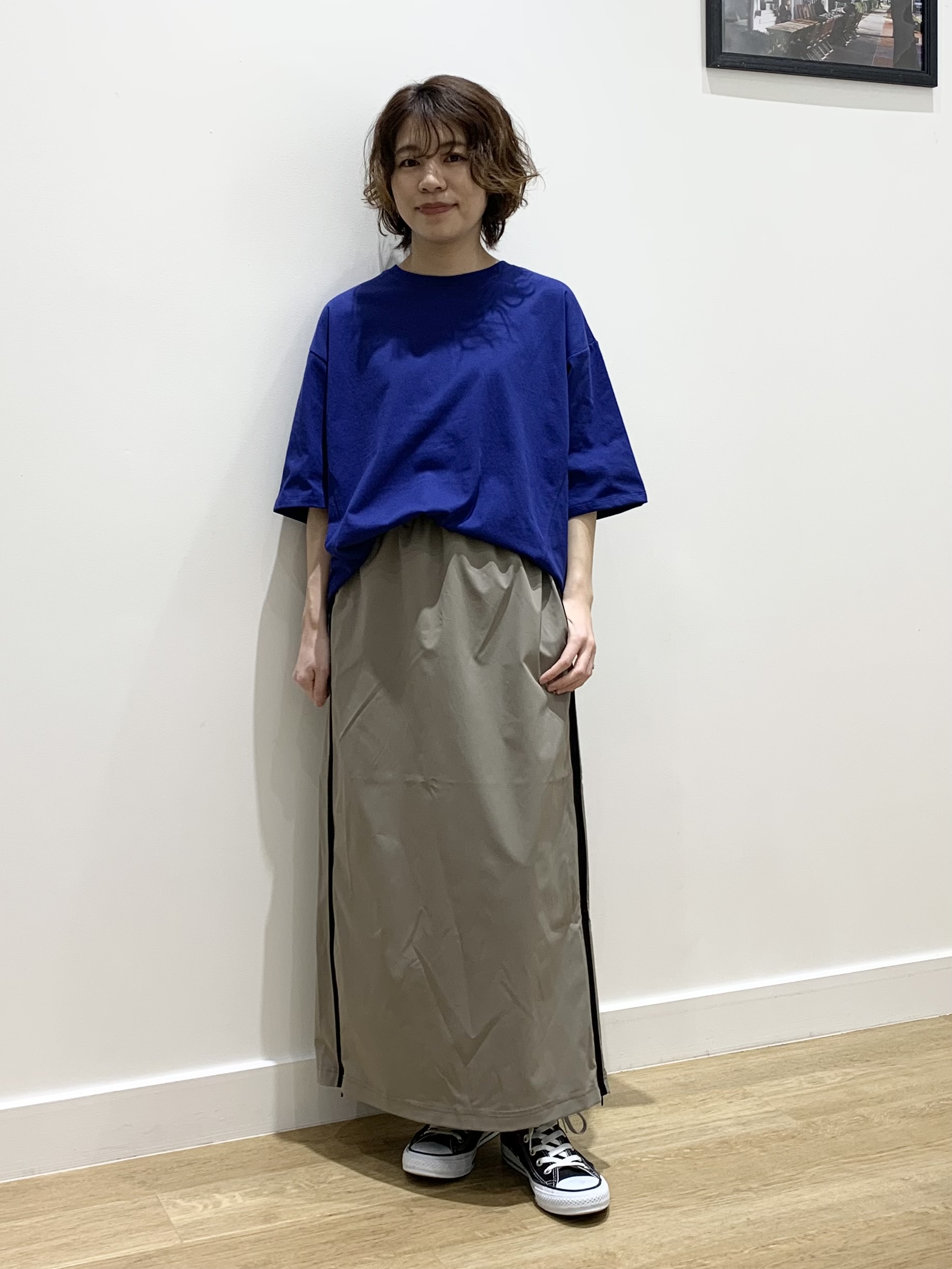 IMARIさんの「Dessin｜【UVカット/接触冷感】プレーティングTシャツ」を使ったコーディネート