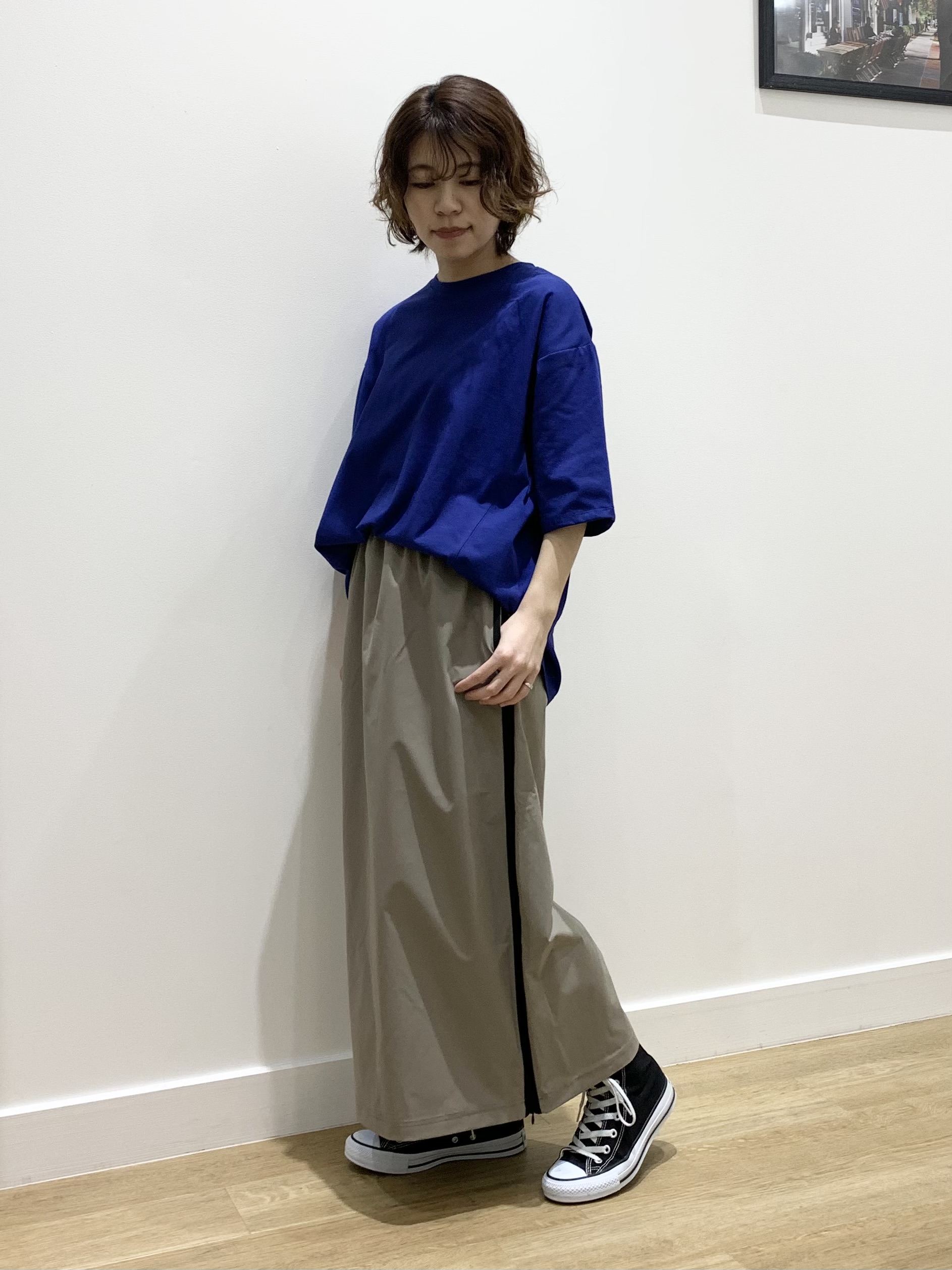 IMARIさんの「Dessin｜【UVカット/接触冷感】プレーティングTシャツ」を使ったコーディネート