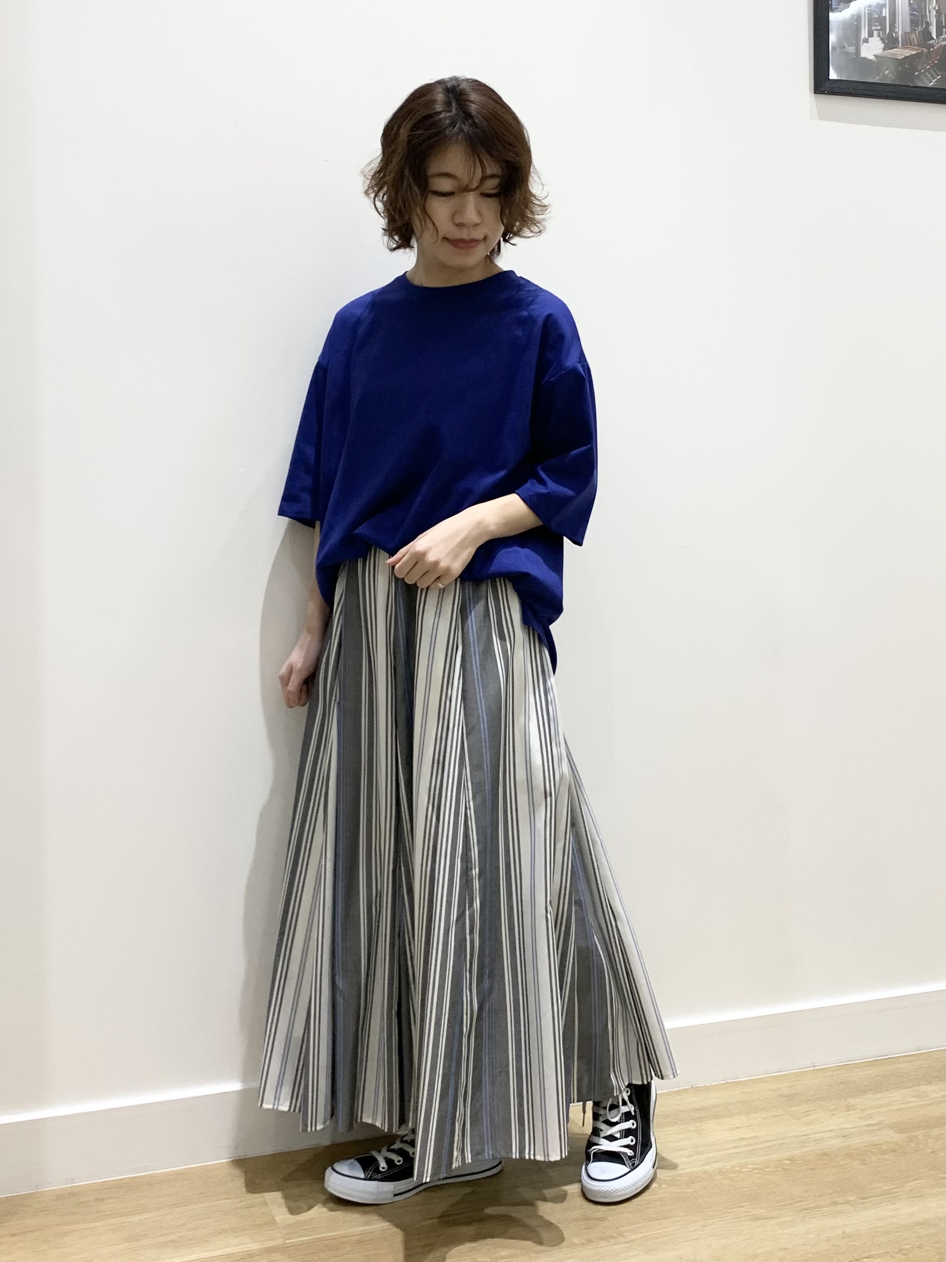 IMARIさんの「Dessin｜【UVカット/接触冷感】プレーティングTシャツ」を使ったコーディネート