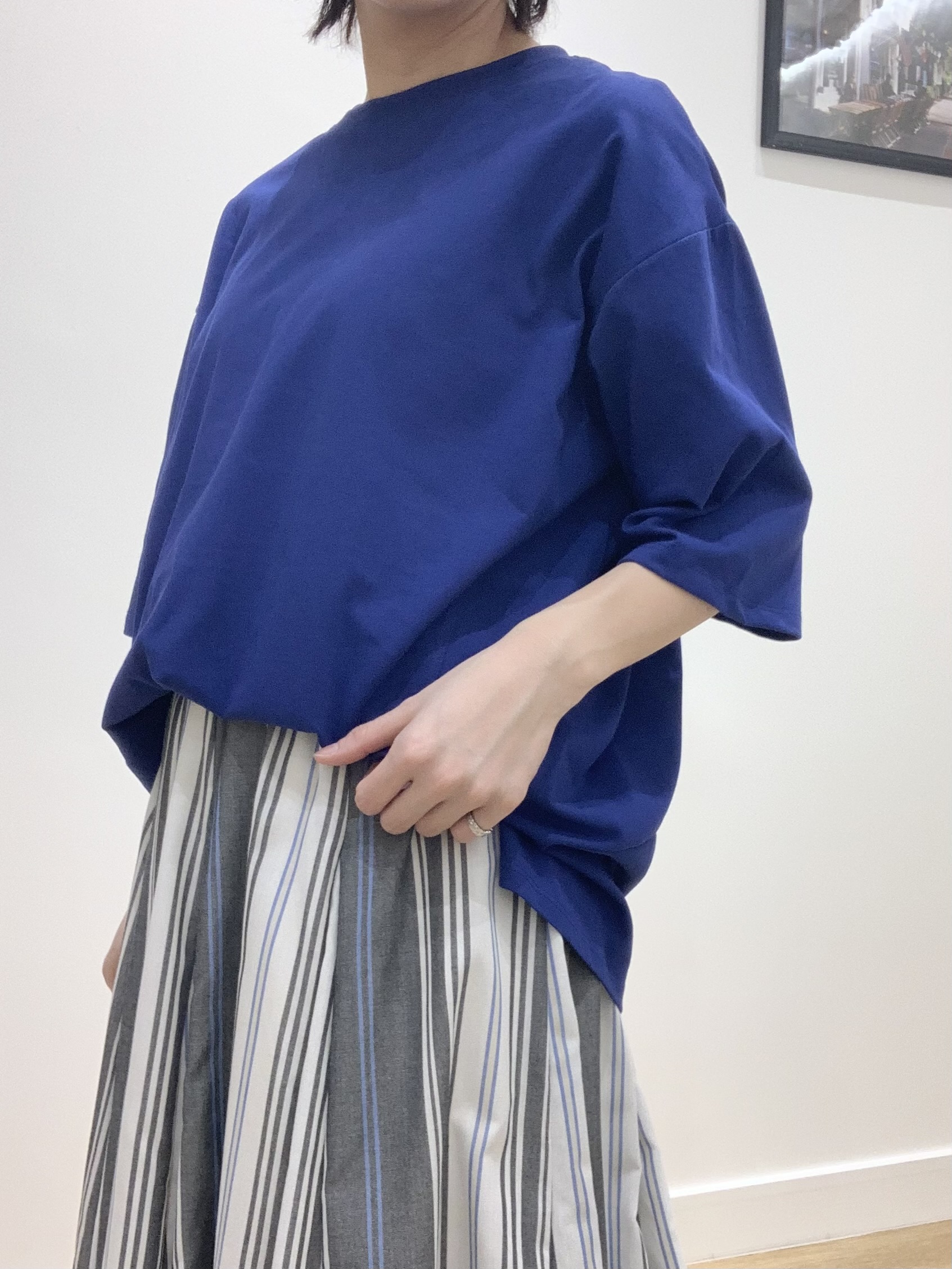 IMARIさんの「Dessin｜【UVカット/接触冷感】プレーティングTシャツ」を使ったコーディネート