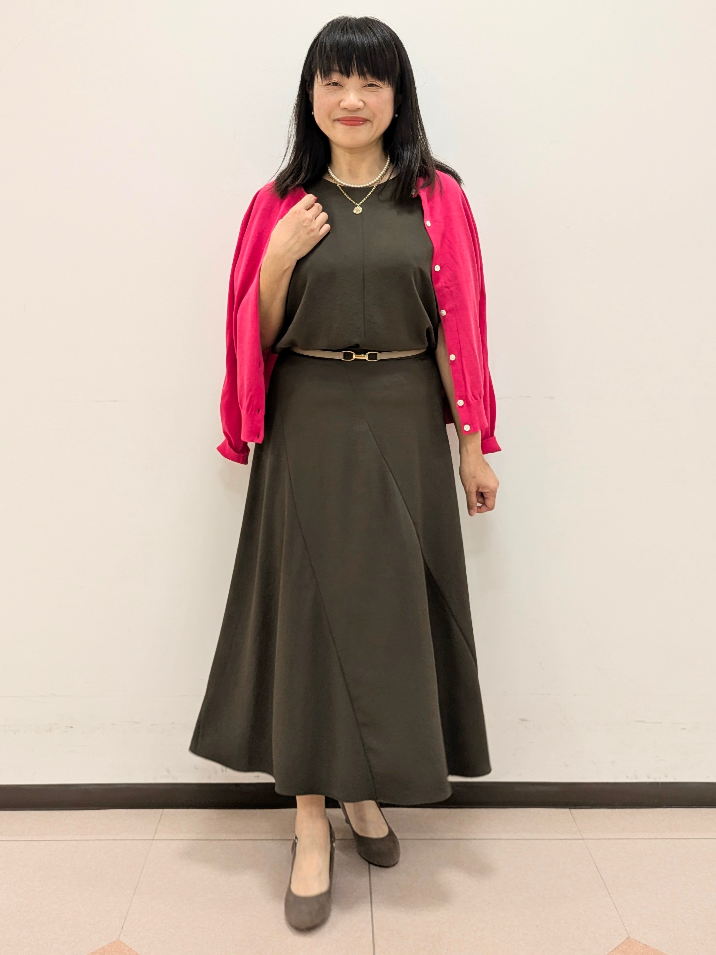 ともさんの「UNTITLED｜【セットアップ可/UVカット/前後2WAY】リラクシーフレンチスリーブブラウス」を使ったコーディネート