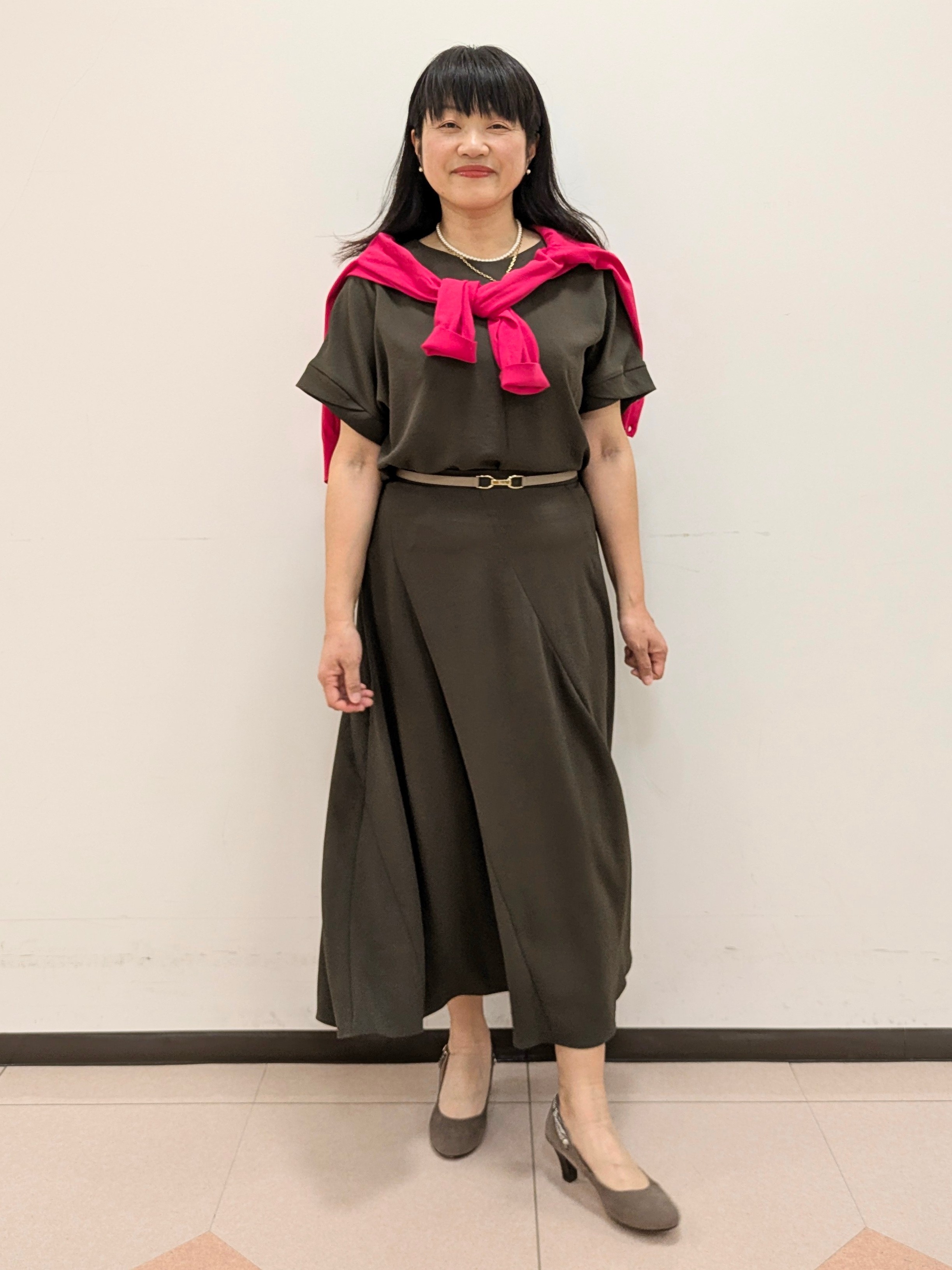 ともさんの「UNTITLED｜【セットアップ可/UVカット/前後2WAY】リラクシーフレンチスリーブブラウス」を使ったコーディネート