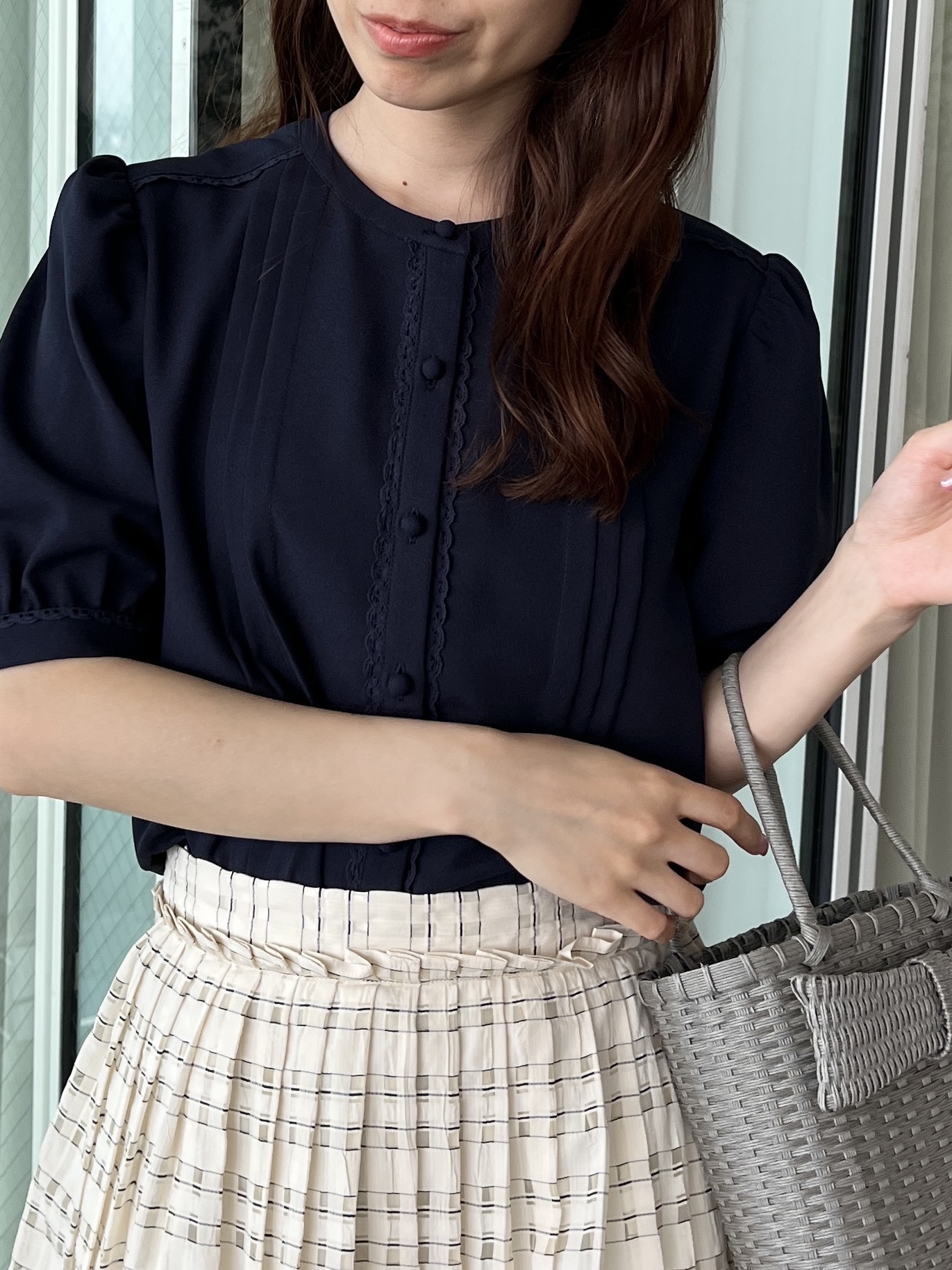 はばさんの「Couture brooch｜【洗える】愛されシアーマンパ」を使ったコーディネート