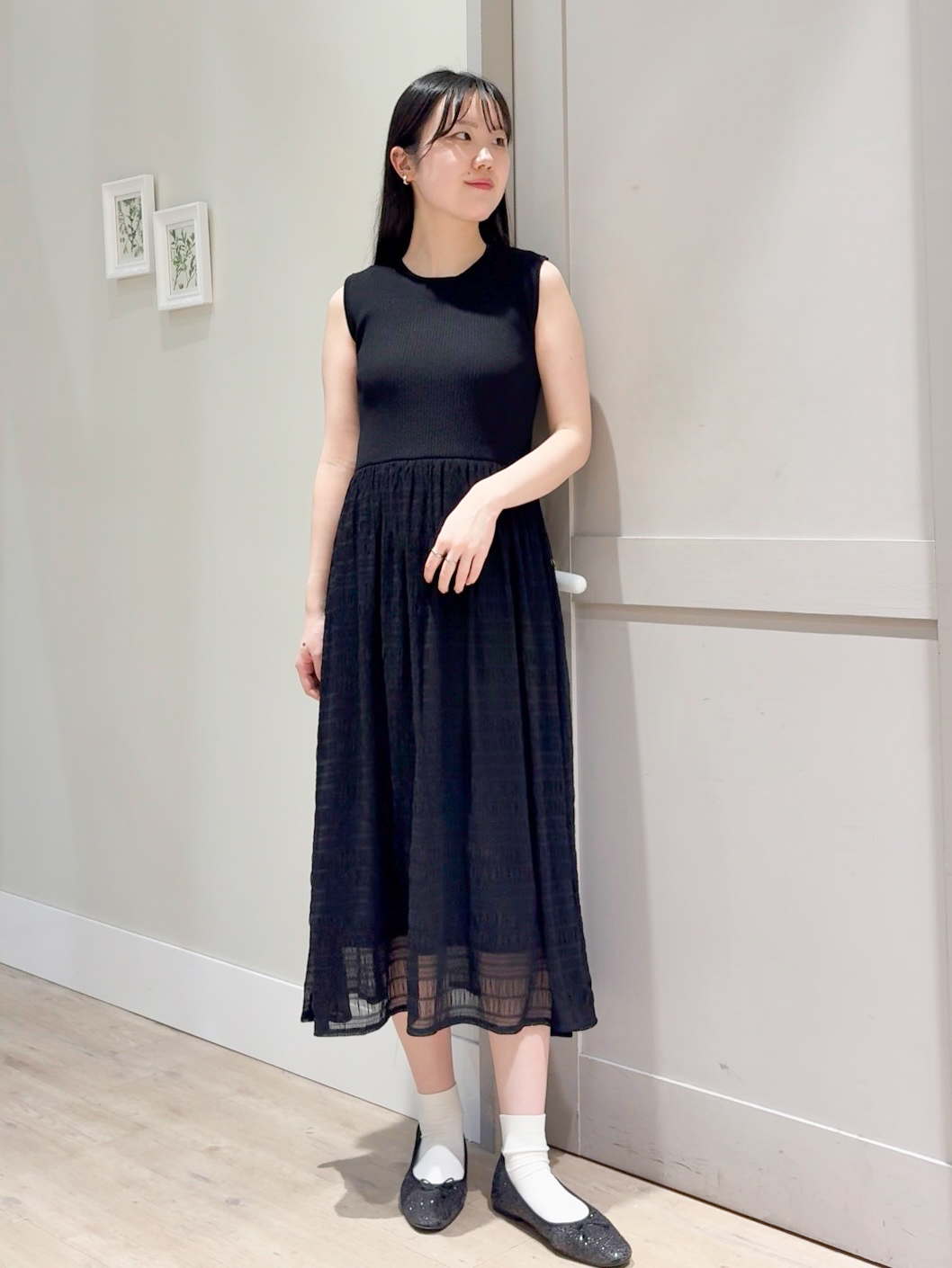 Mayuさんの「grove｜【イージーケア】麻混クロップドシャツ」を使ったコーディネート