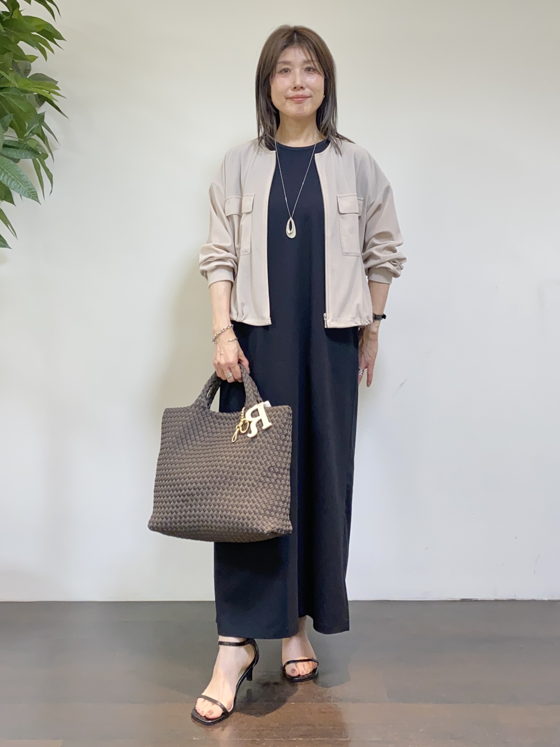 tomoさんの「UNTITLED｜◆【洗える】シアーブルゾン」を使ったコーディネート