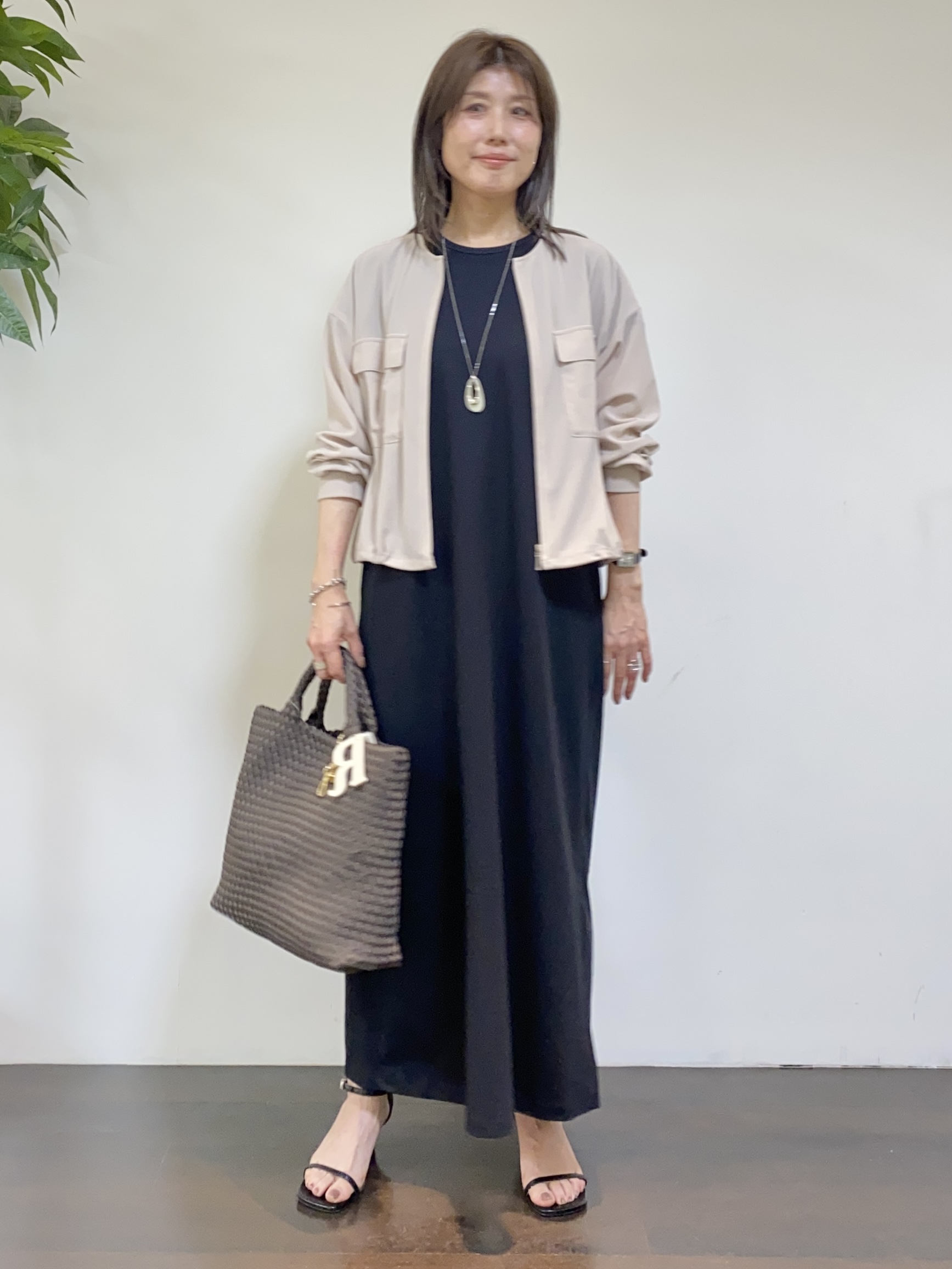 tomoさんの「UNTITLED｜◆【洗える】シアーブルゾン」を使ったコーディネート