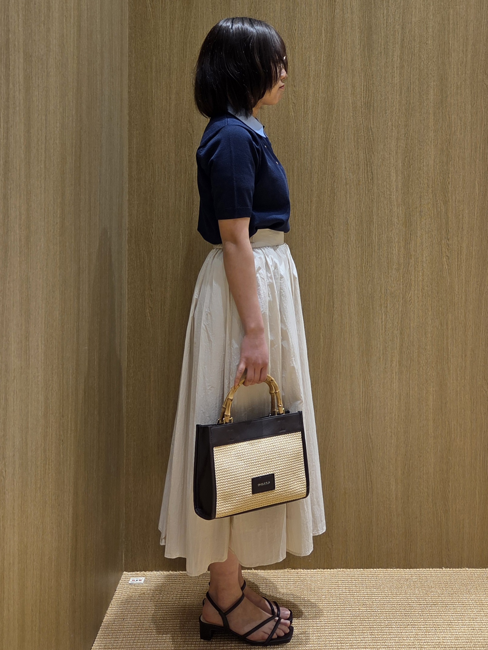 Sumiさんの「OPAQUE.CLIP｜2WAY衿付きニット【洗濯機OK】」を使ったコーディネート