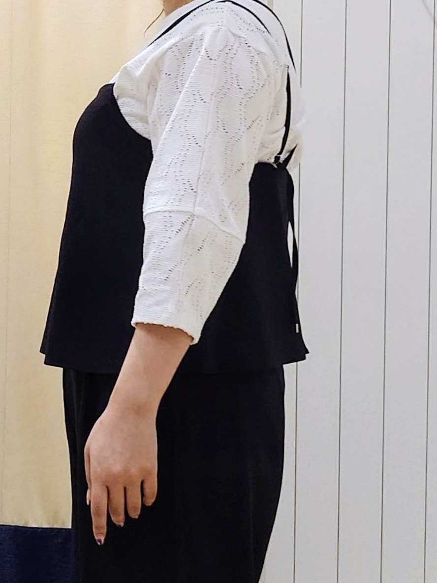 Haraさんの「Dessin｜【洗える】七分袖レースカットソー」を使ったコーディネート