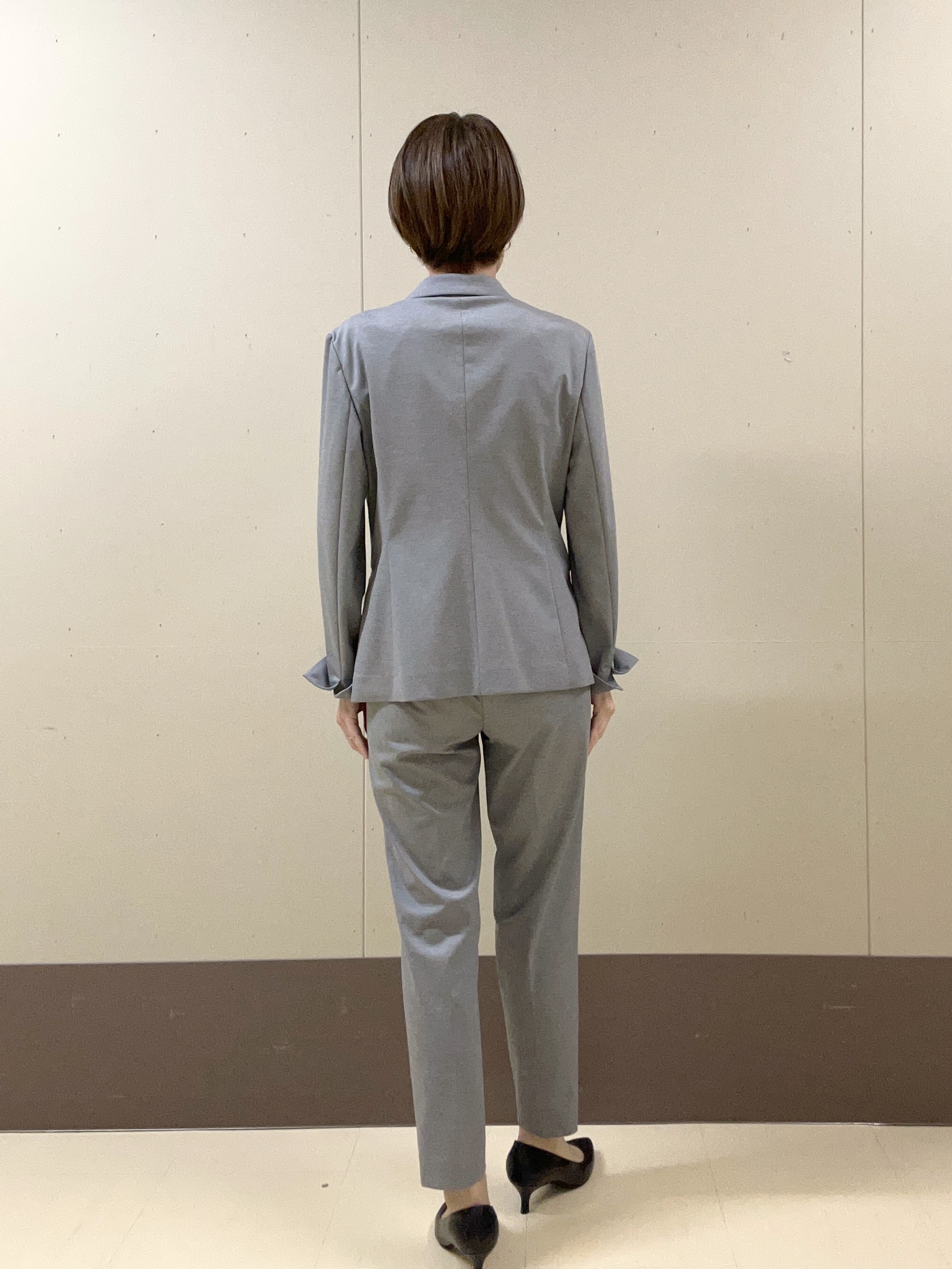hosoiさんの「UNTITLED｜【UV/接触冷感/スーツ】ジャージテーラードジャケット」を使ったコーディネート