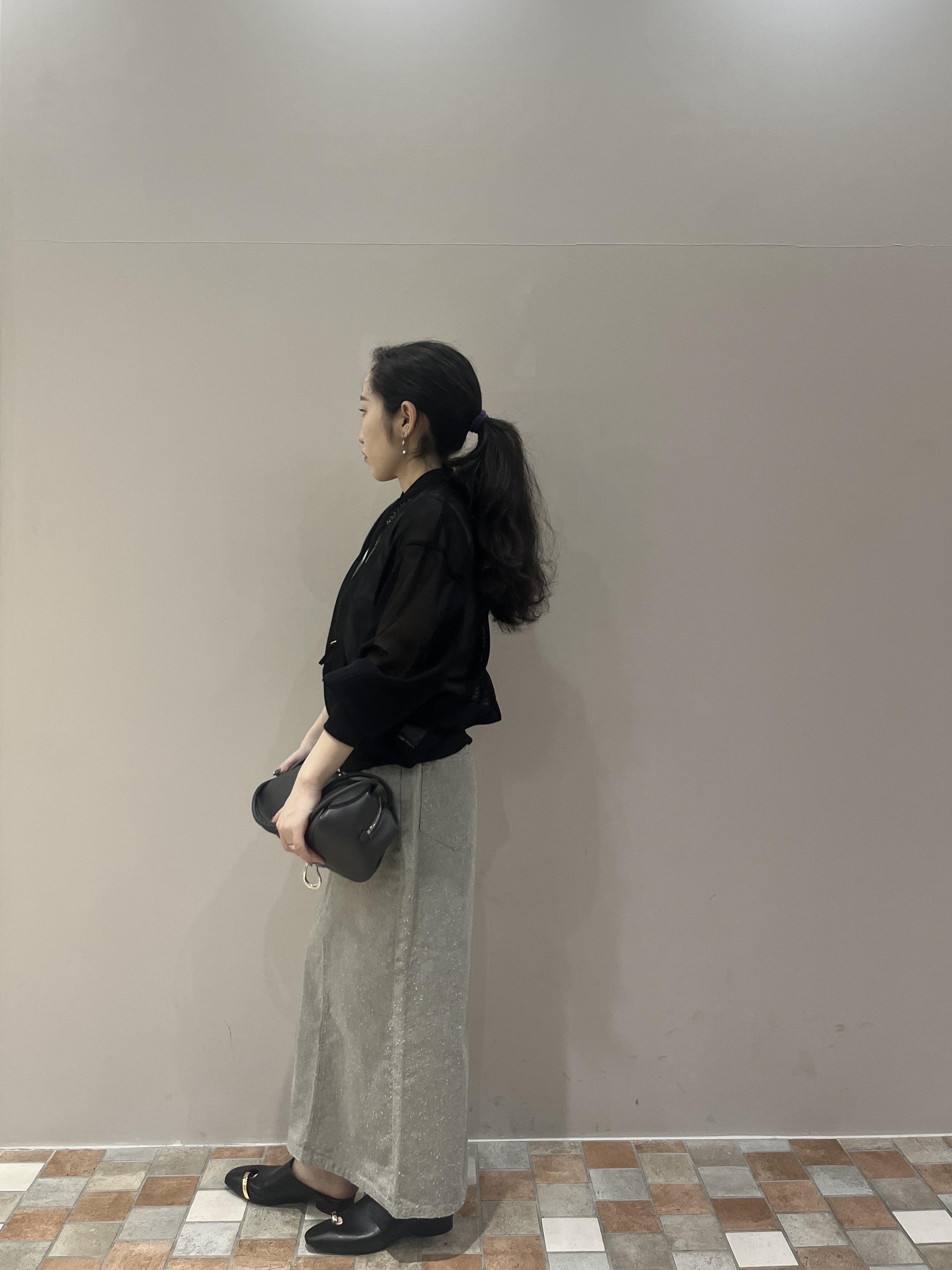 Uminoさんの「INDIVI｜メッシュブルゾン」を使ったコーディネート