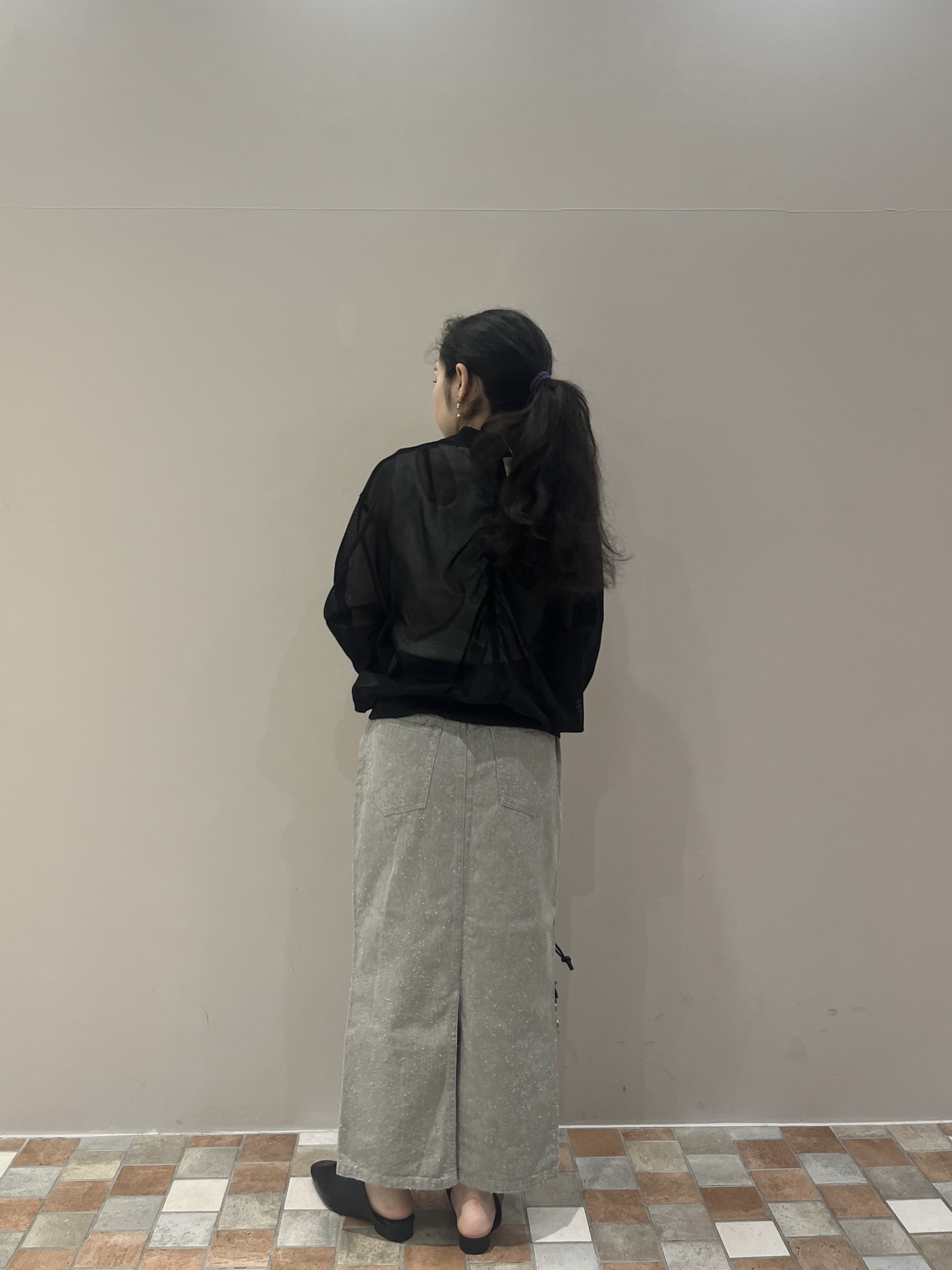 Uminoさんの「INDIVI｜メッシュブルゾン」を使ったコーディネート