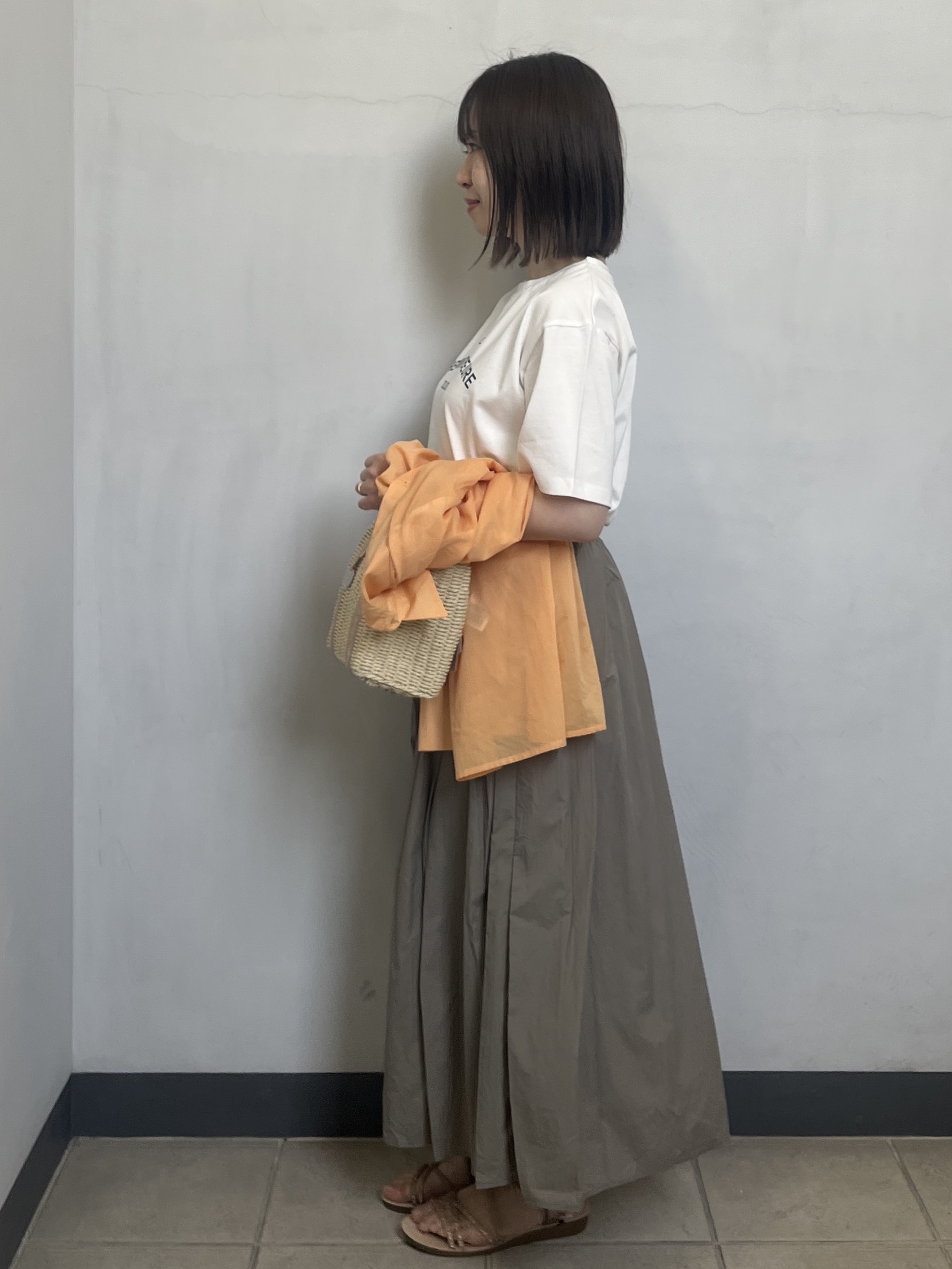 mikiさんの「OPAQUE.CLIP｜シアーローンシャツ【洗濯機OK】」を使ったコーディネート