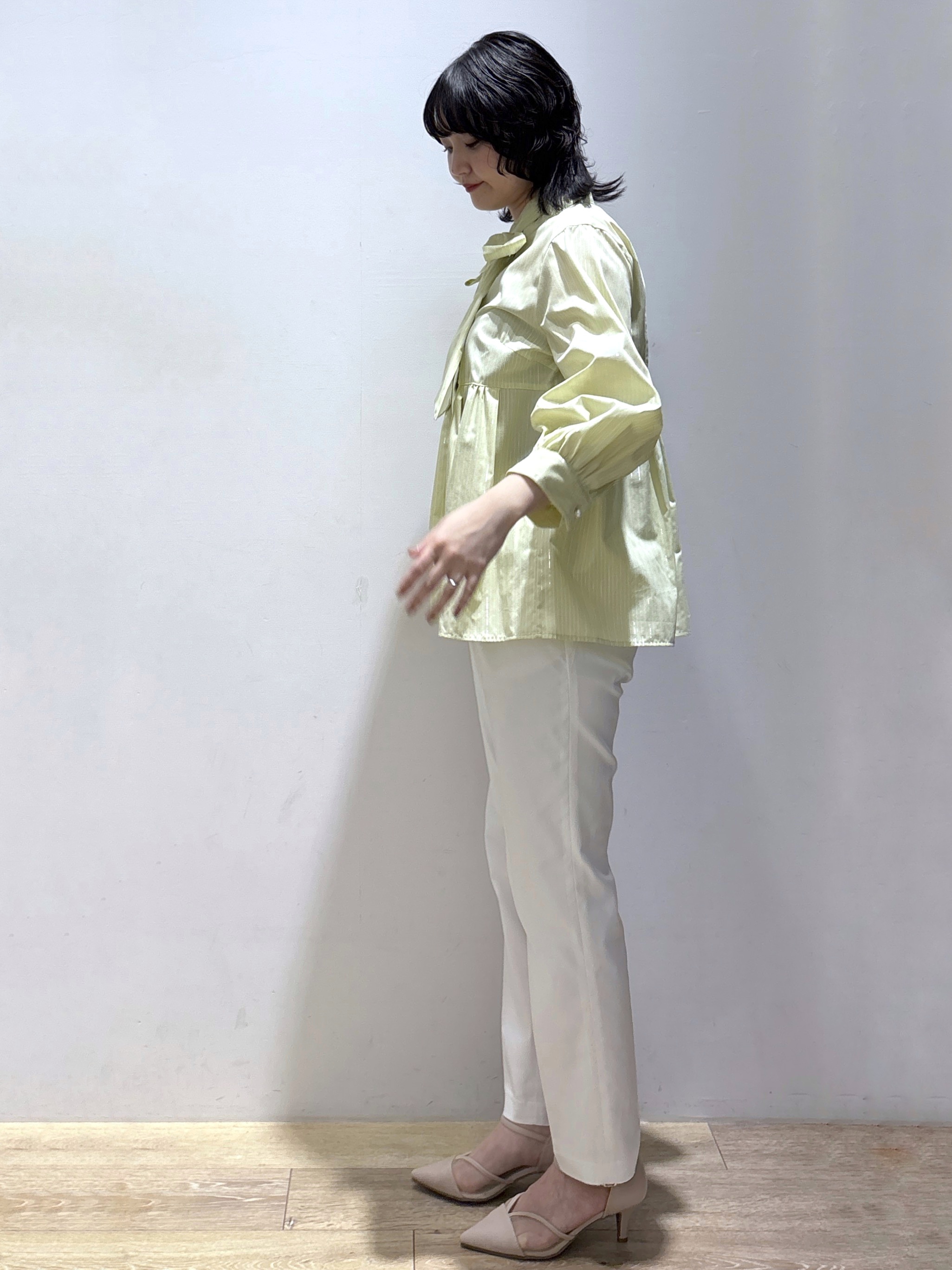 mizukiさんの「index｜《再入荷》ダブルブレストテーラードジャケット【接触冷感／吸水速乾／イージーアイロン／防シワ／洗濯機O」を使ったコーディネート