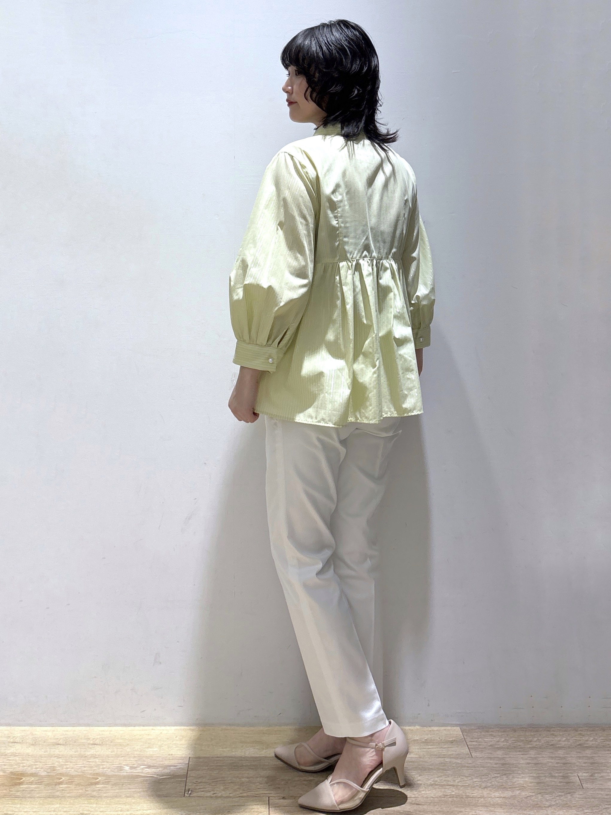 mizukiさんの「index｜《再入荷》ダブルブレストテーラードジャケット【接触冷感／吸水速乾／イージーアイロン／防シワ／洗濯機O」を使ったコーディネート
