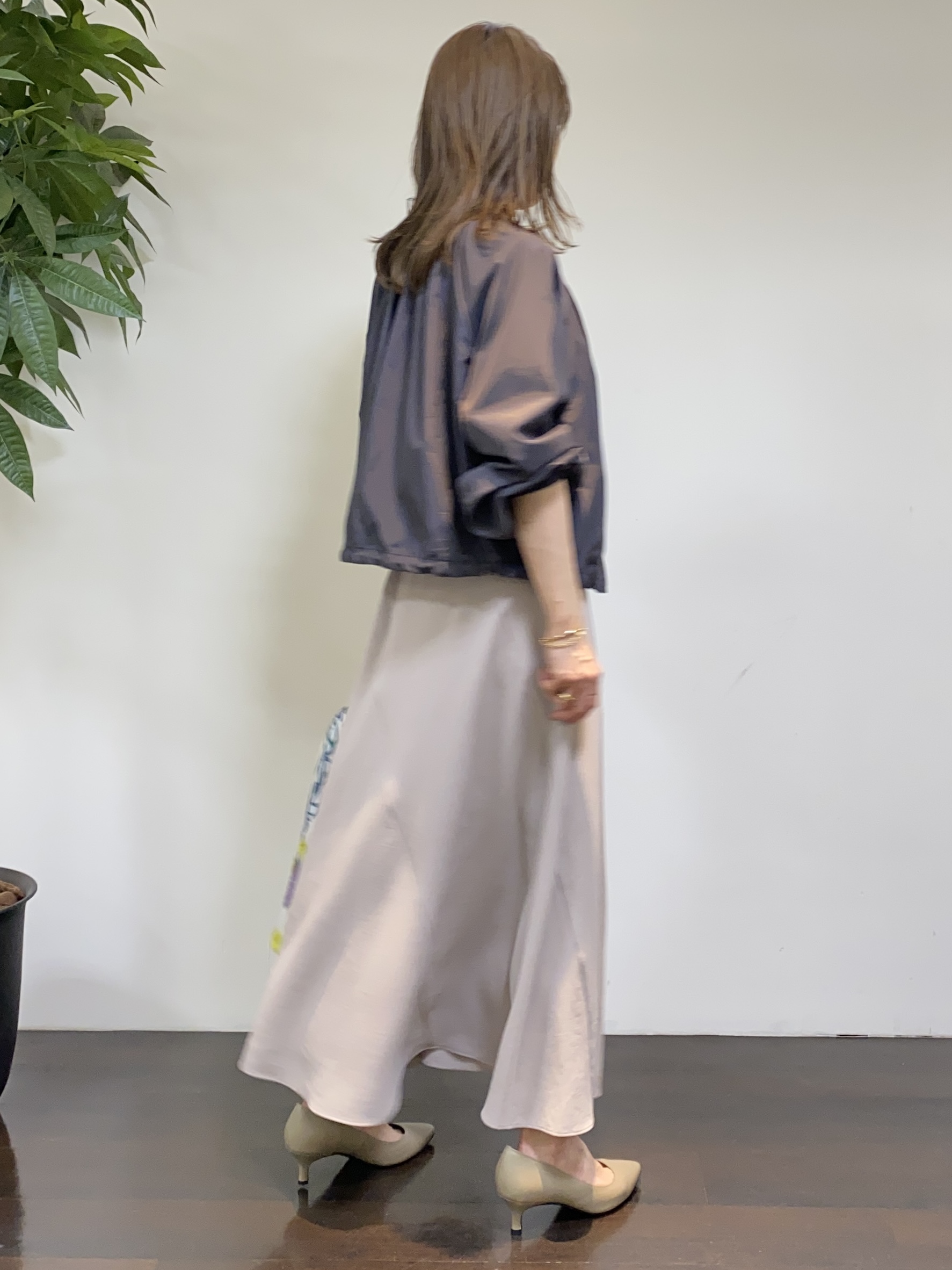 tomoさんの「UNTITLED｜◆【セットアップ可/はっ水】シャイニータイプライターブルゾン」を使ったコーディネート