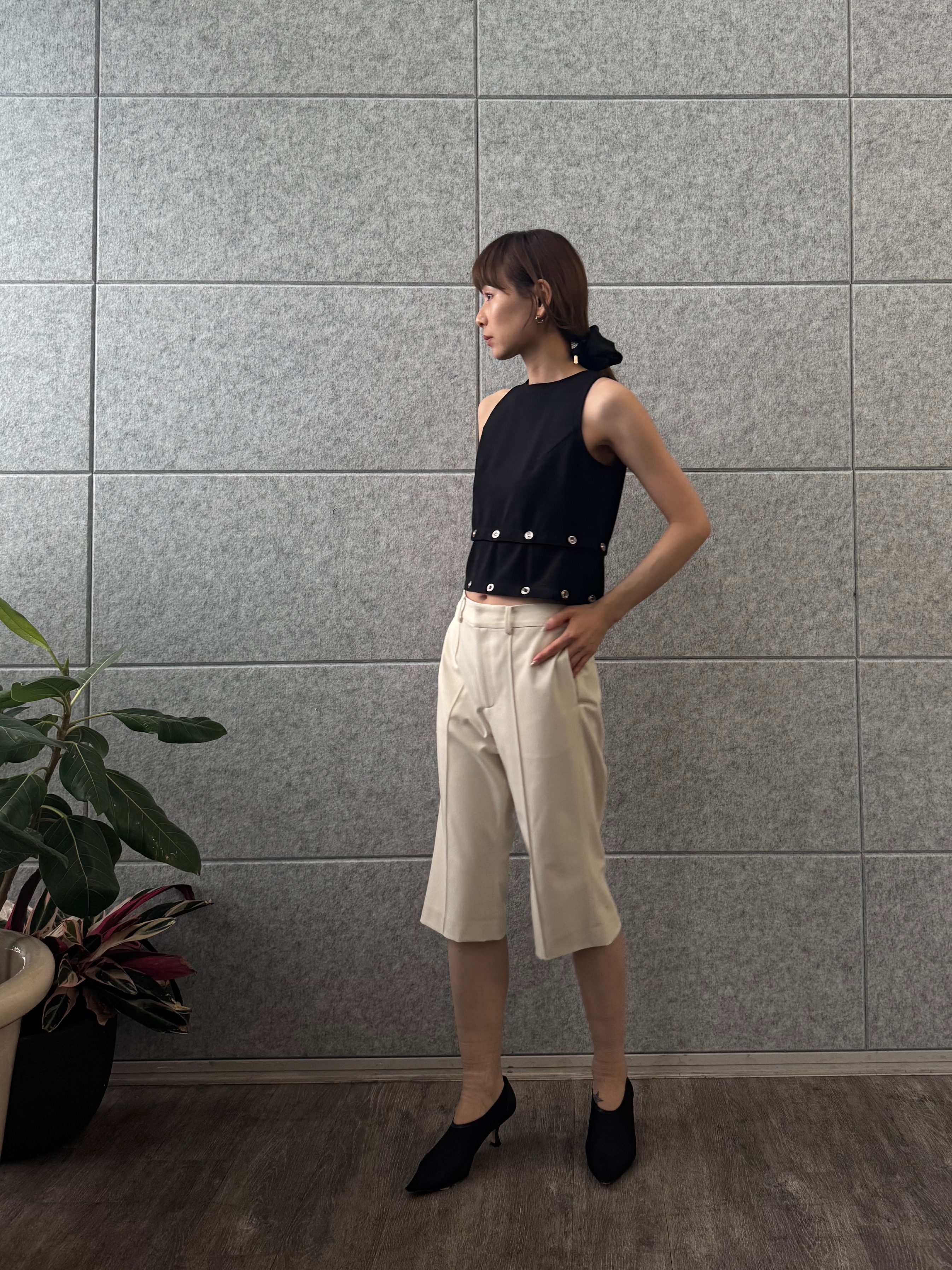 designer yukaさんの「CODE A｜modular split dress」を使ったコーディネート