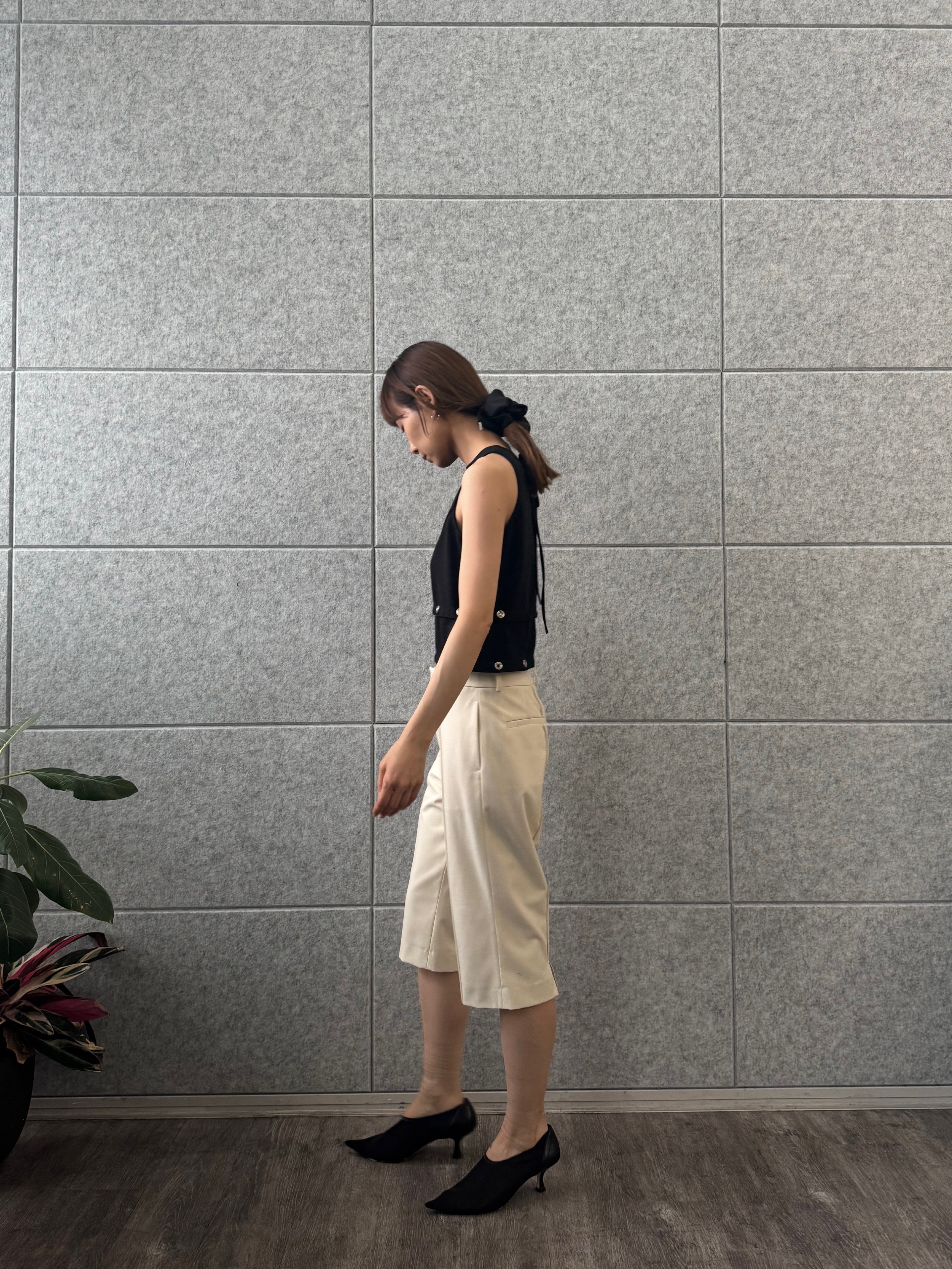 designer yukaさんの「CODE A｜modular split dress」を使ったコーディネート