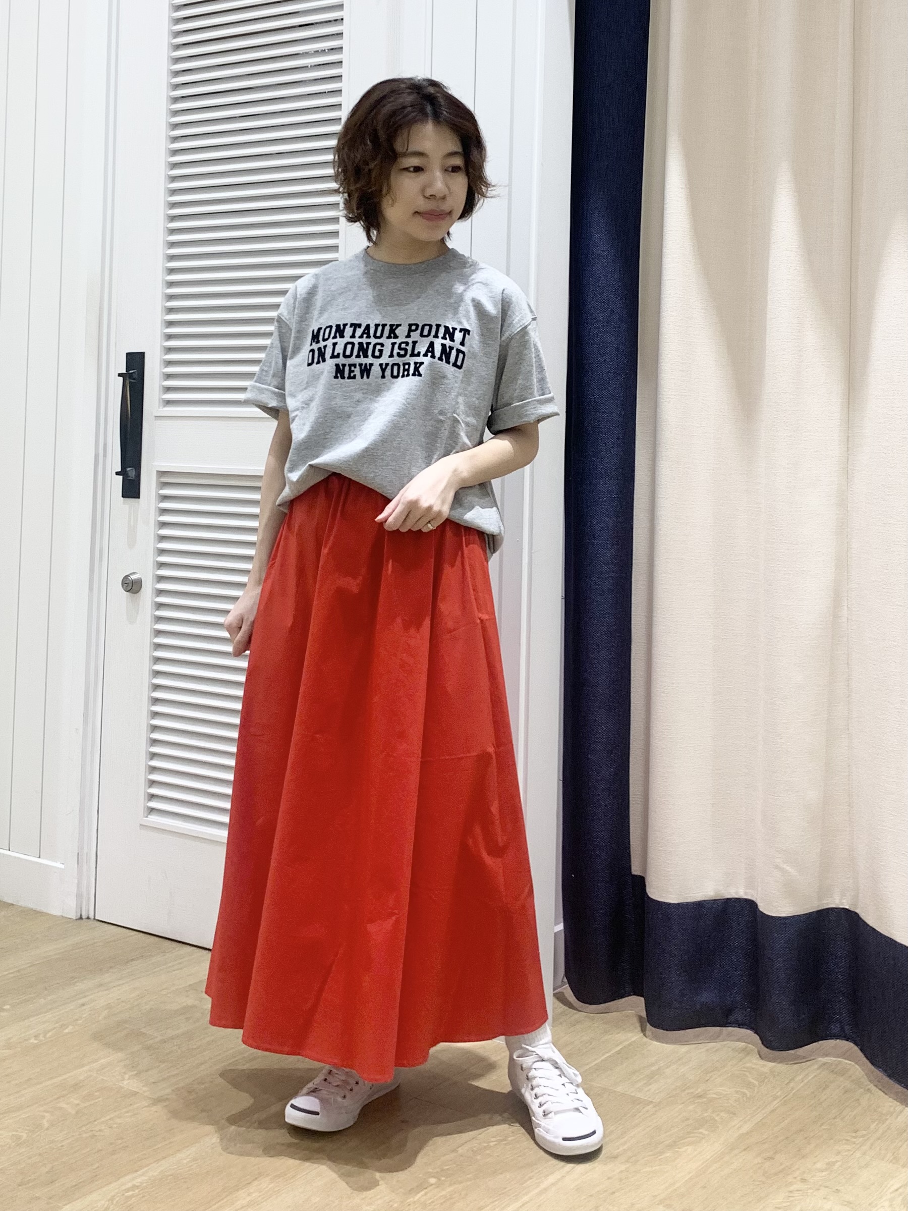 IMARIさんの「Dessin｜【ユニセックス/洗える】オーガニックロゴTシャツ」を使ったコーディネート
