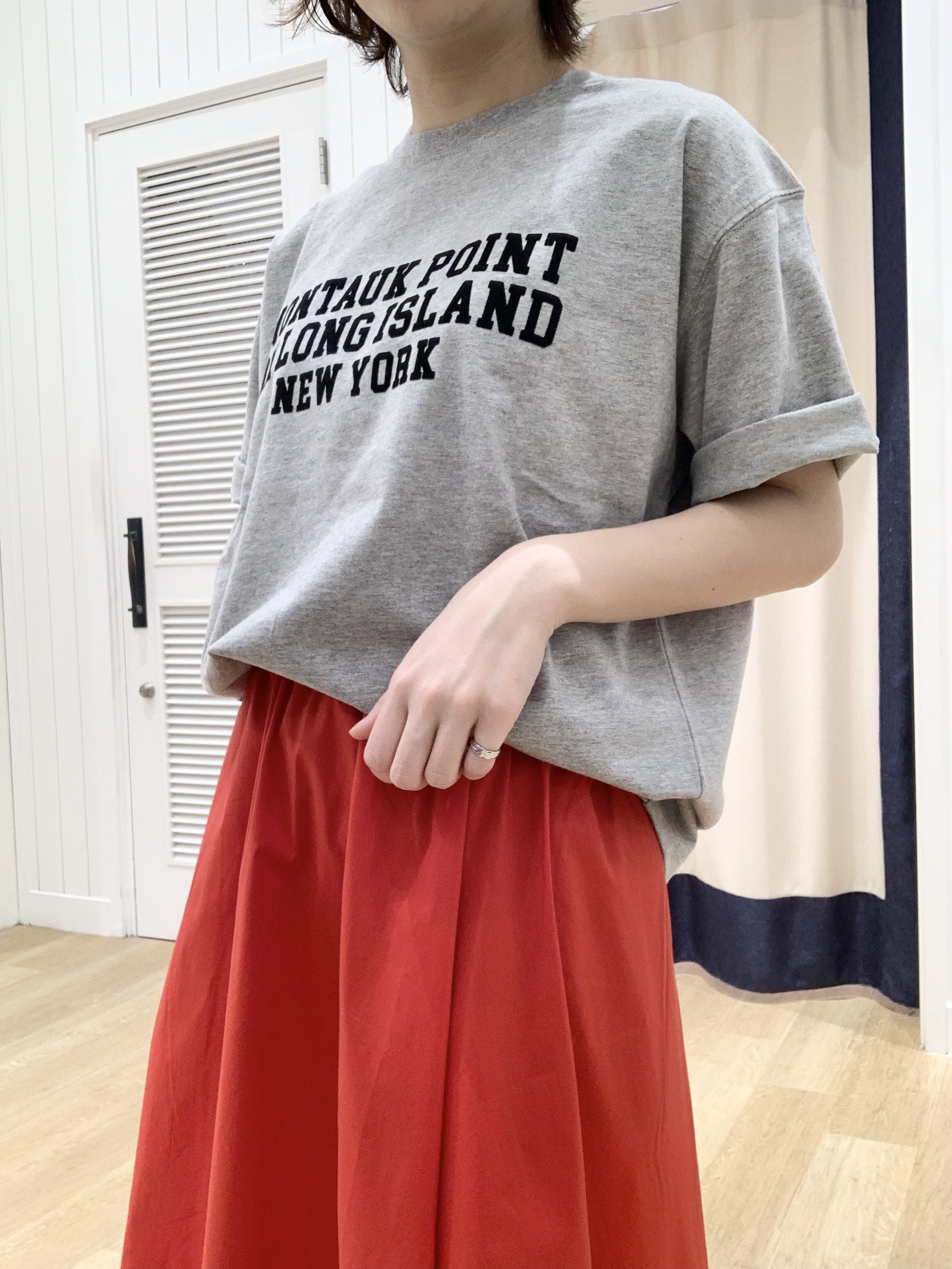 IMARIさんの「Dessin｜【ユニセックス/洗える】オーガニックロゴTシャツ」を使ったコーディネート