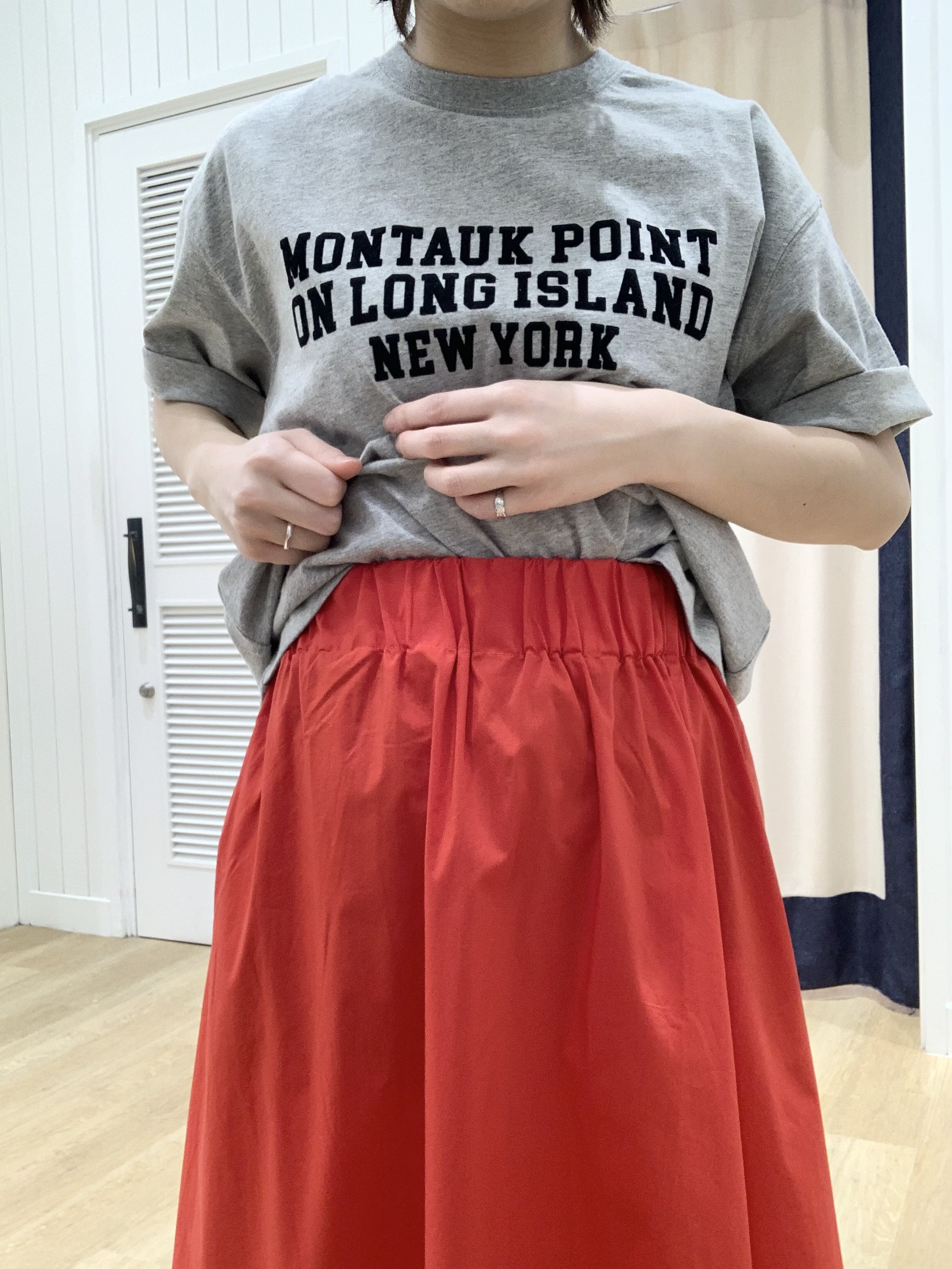 IMARIさんの「Dessin｜【ユニセックス/洗える】オーガニックロゴTシャツ」を使ったコーディネート