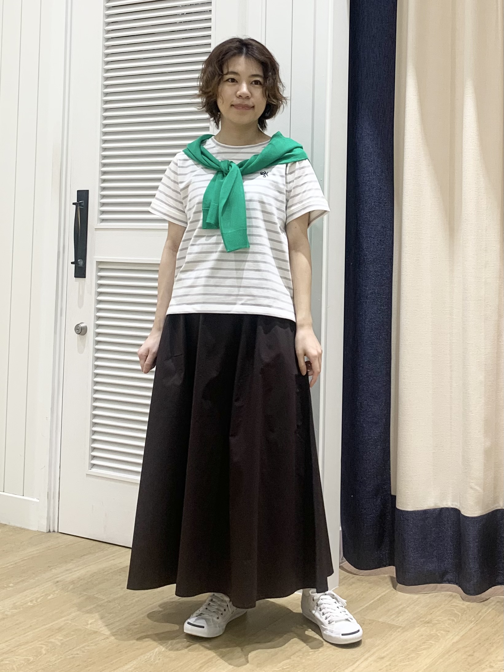 IMARIさんの「Dessin｜お守りカーディガン -ウォッシャブル-」を使ったコーディネート